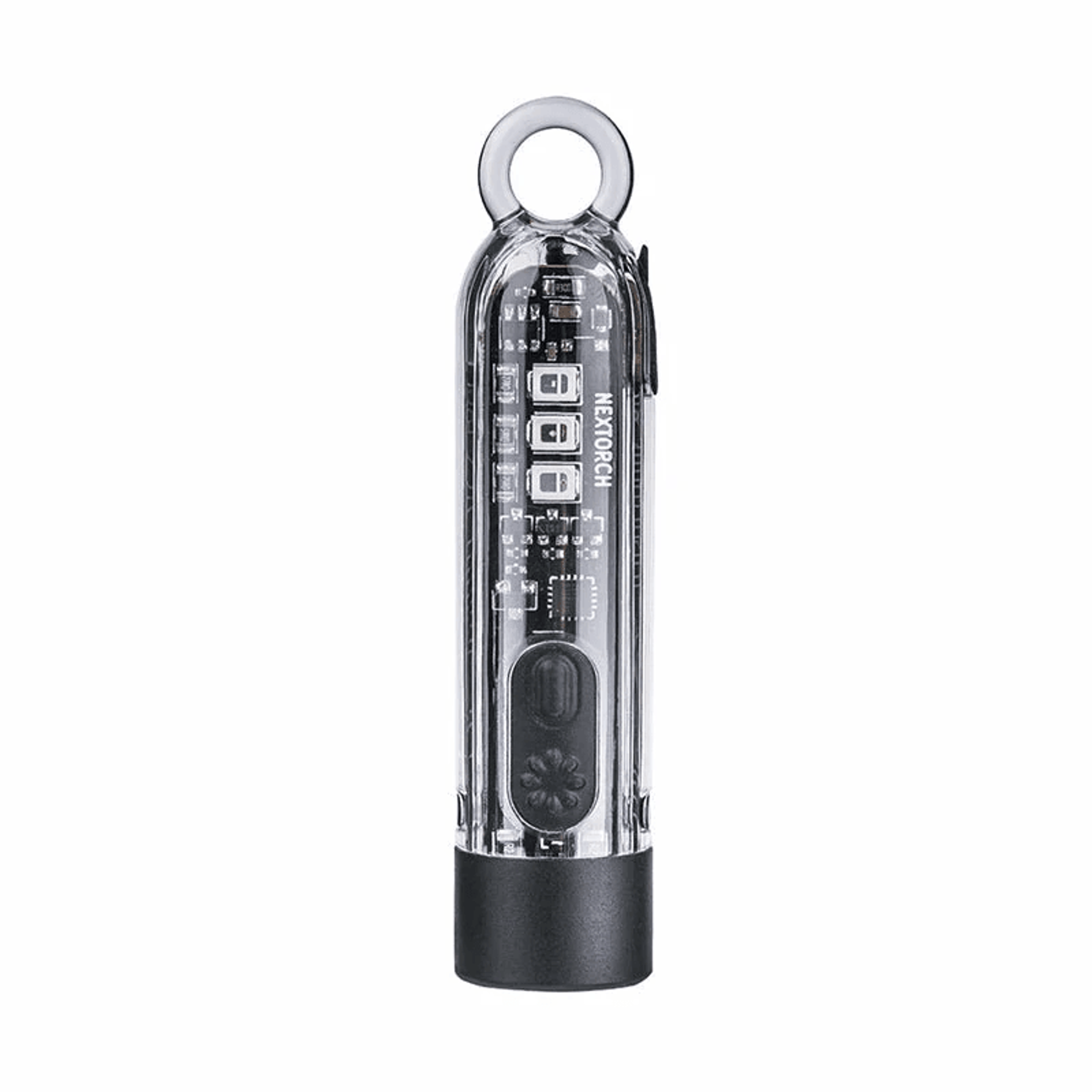 Multi Light Rechargeable EDC Keychain Flashlight With UV Red And Blue Light 9