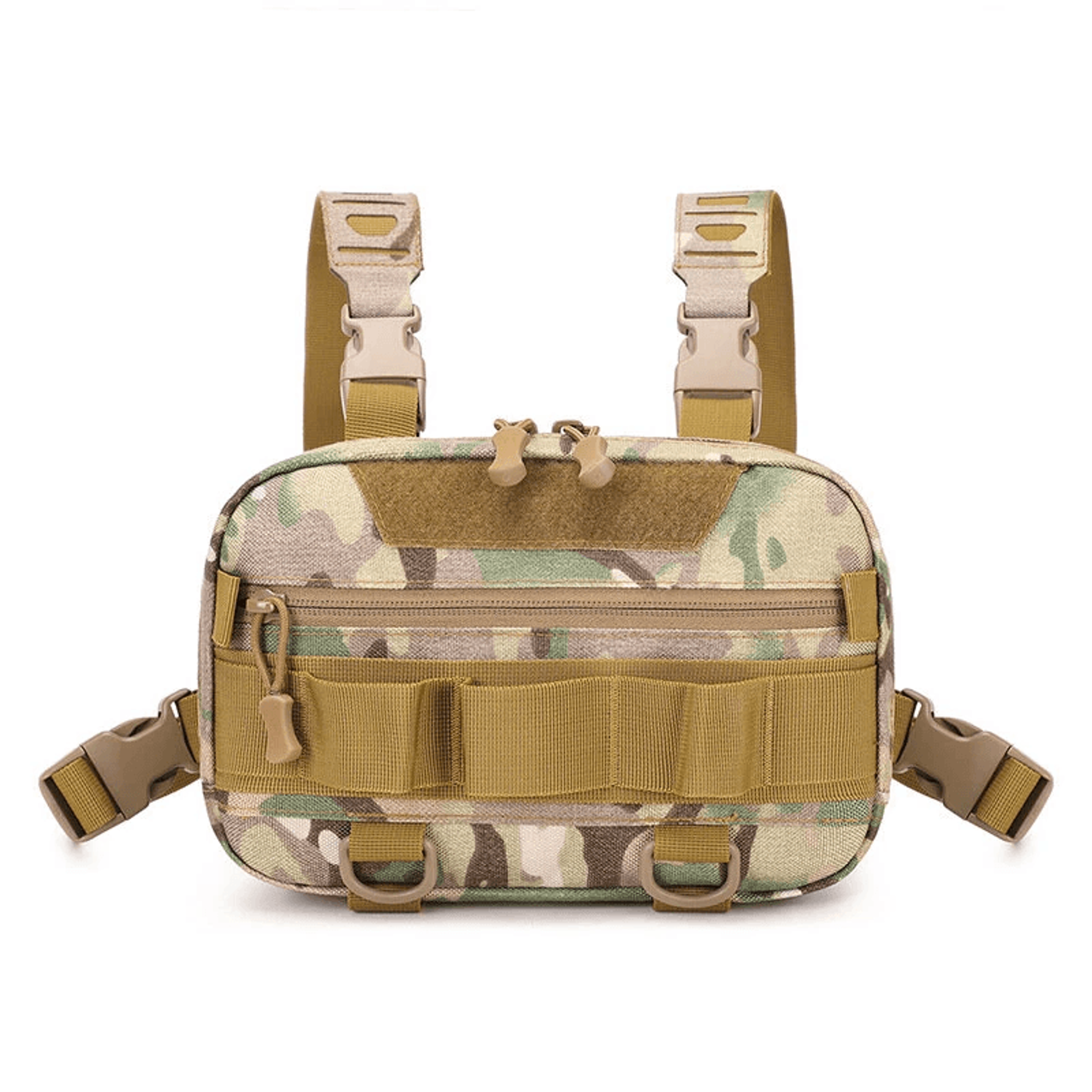 Waterproof Fishing Chest Bag With MOLLE Tactical Storage 10
