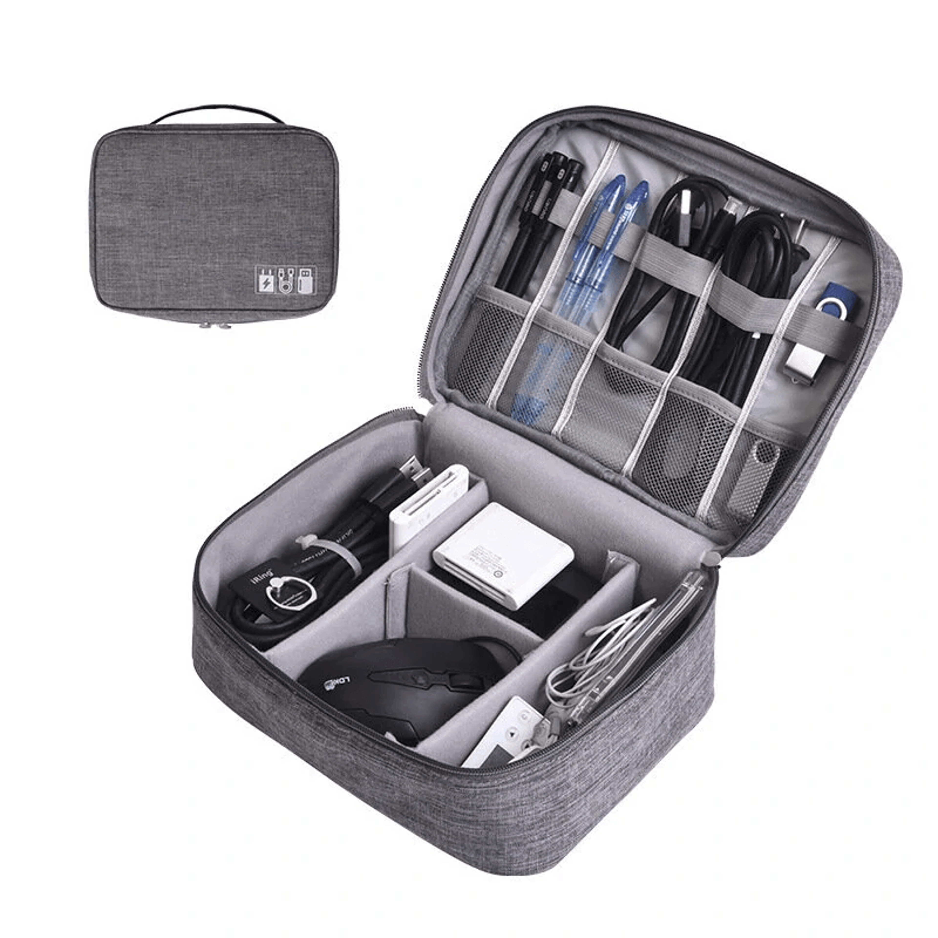 Travel Electronics Organizer Bag For Cables Chargers Earphones And Tech Accessories 0