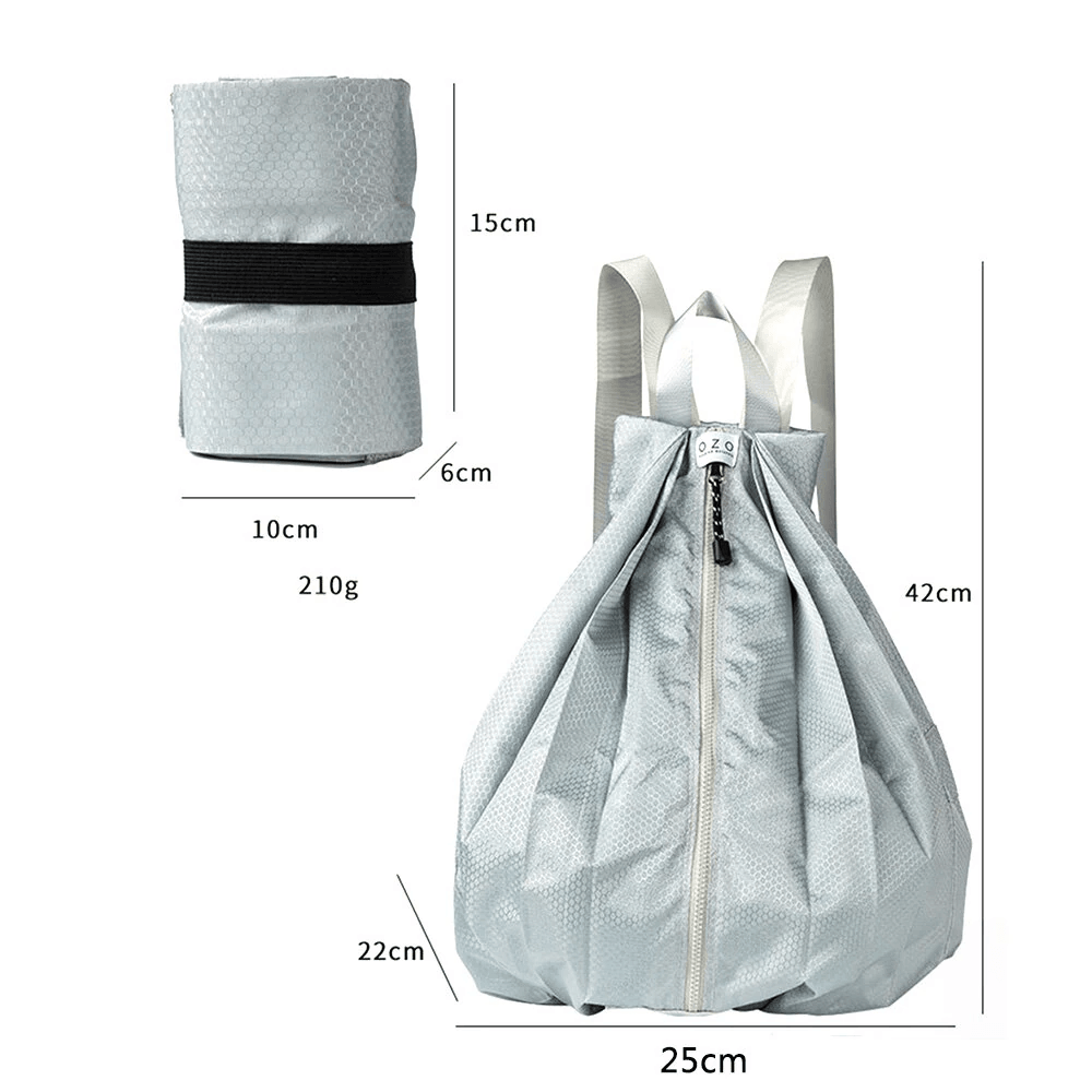 Large Capacity Foldable Travel Backpack Lightweight Waterproof Packable Daypack 5