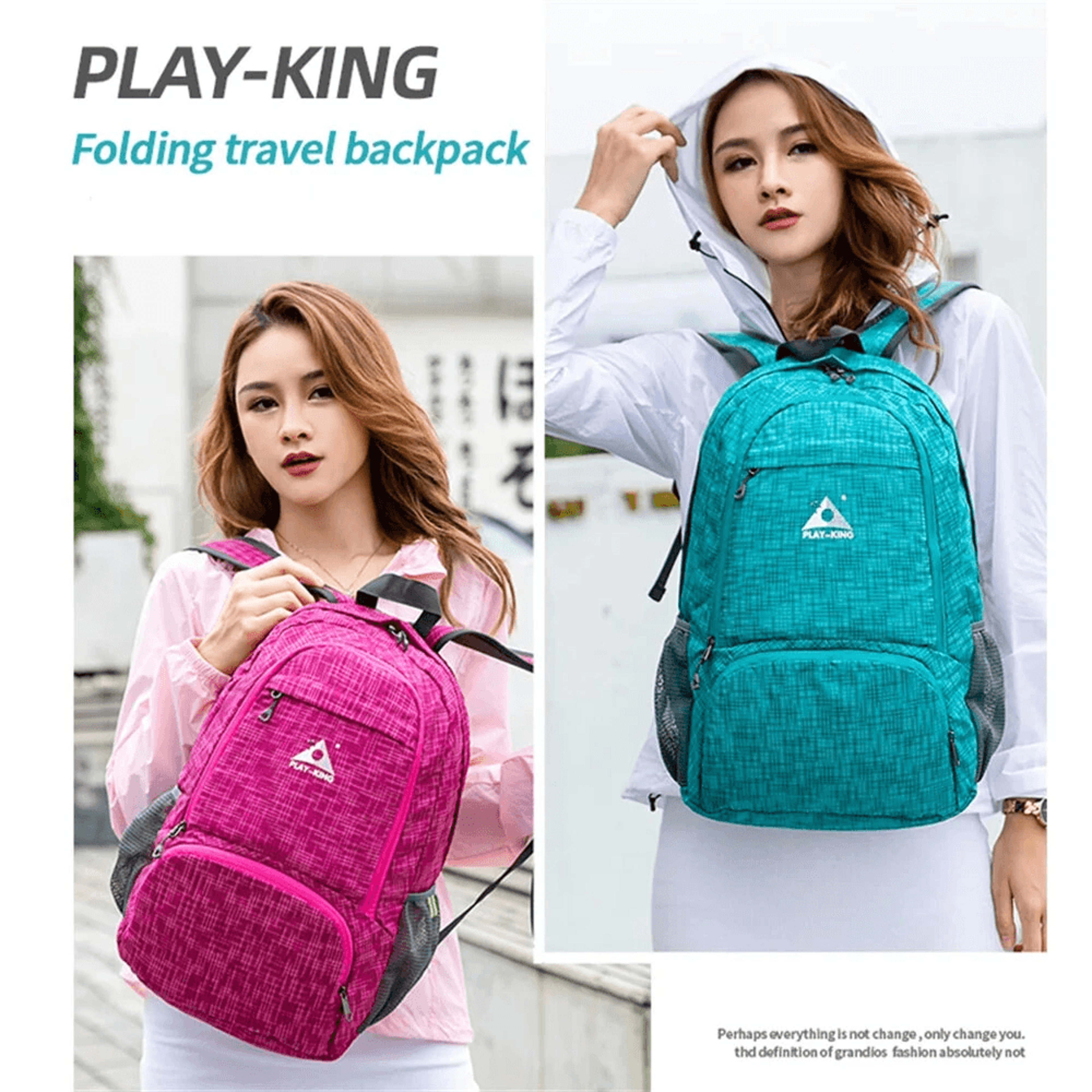 Lightweight Foldable Backpack Waterproof Packable Daypack For Hiking And Travel 2