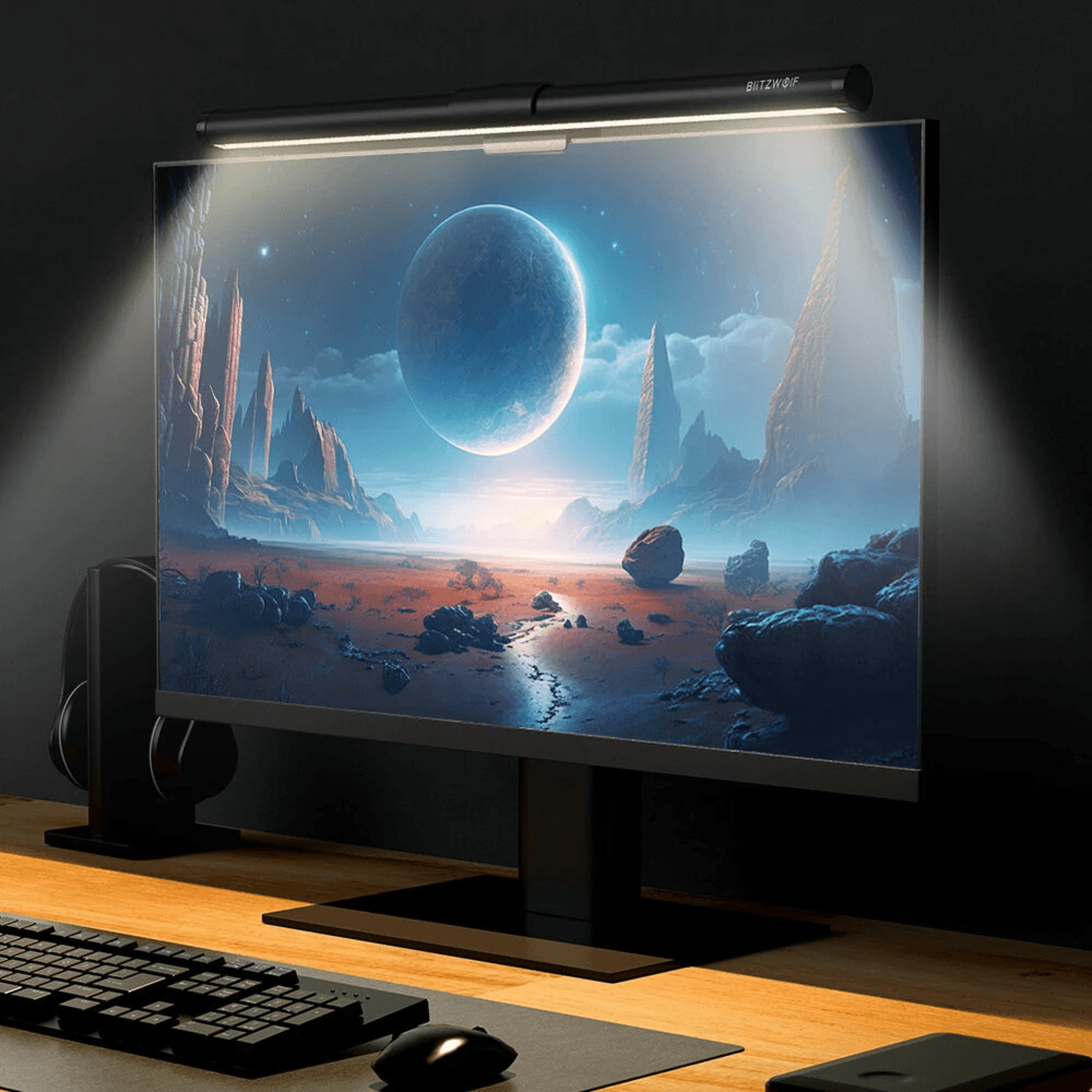 Anti Glare LED Monitor Light Bar With Touch Control And Adjustable Color Temperature 2