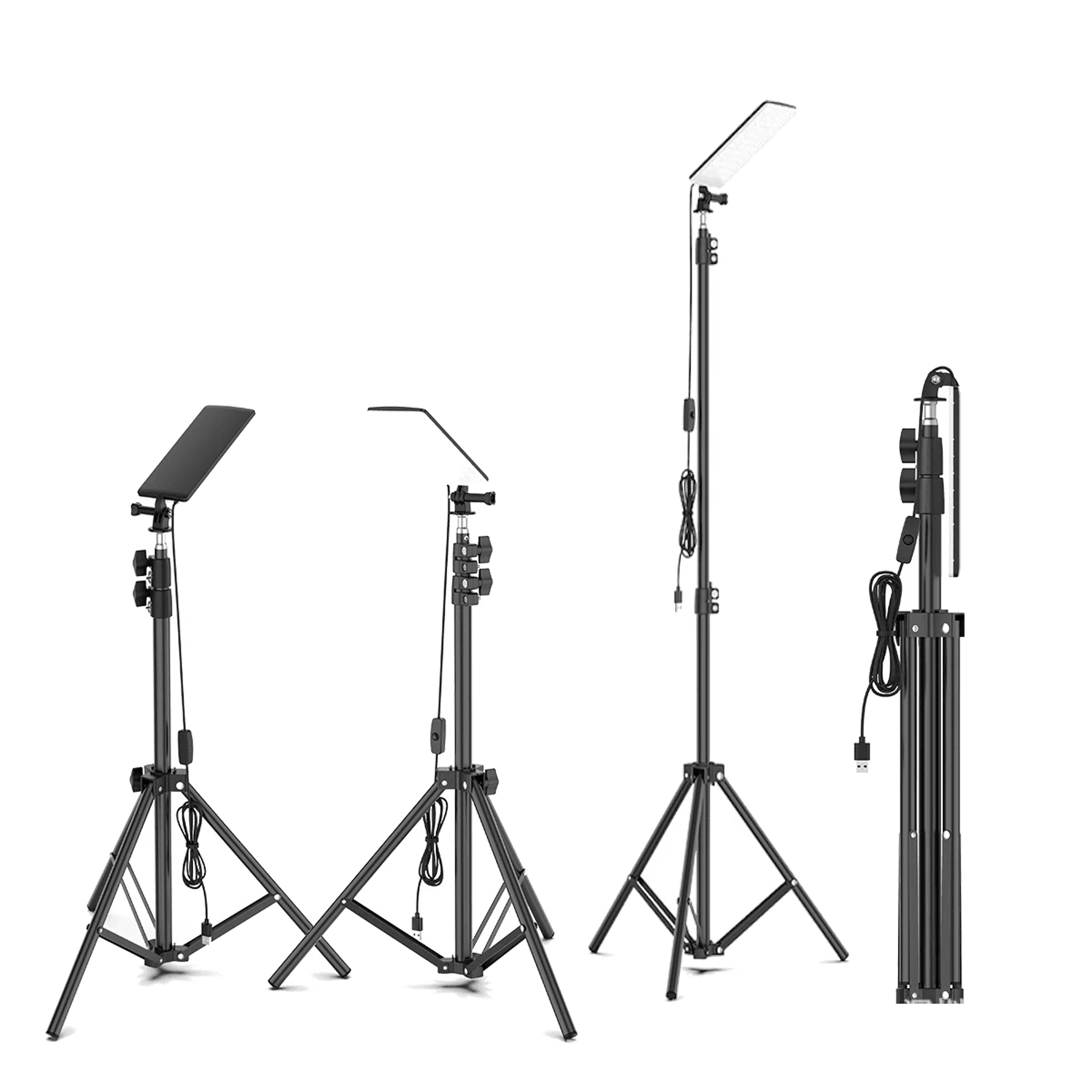 Portable LED Camping Light With Adjustable Tripod And Waterproof Work Light 5