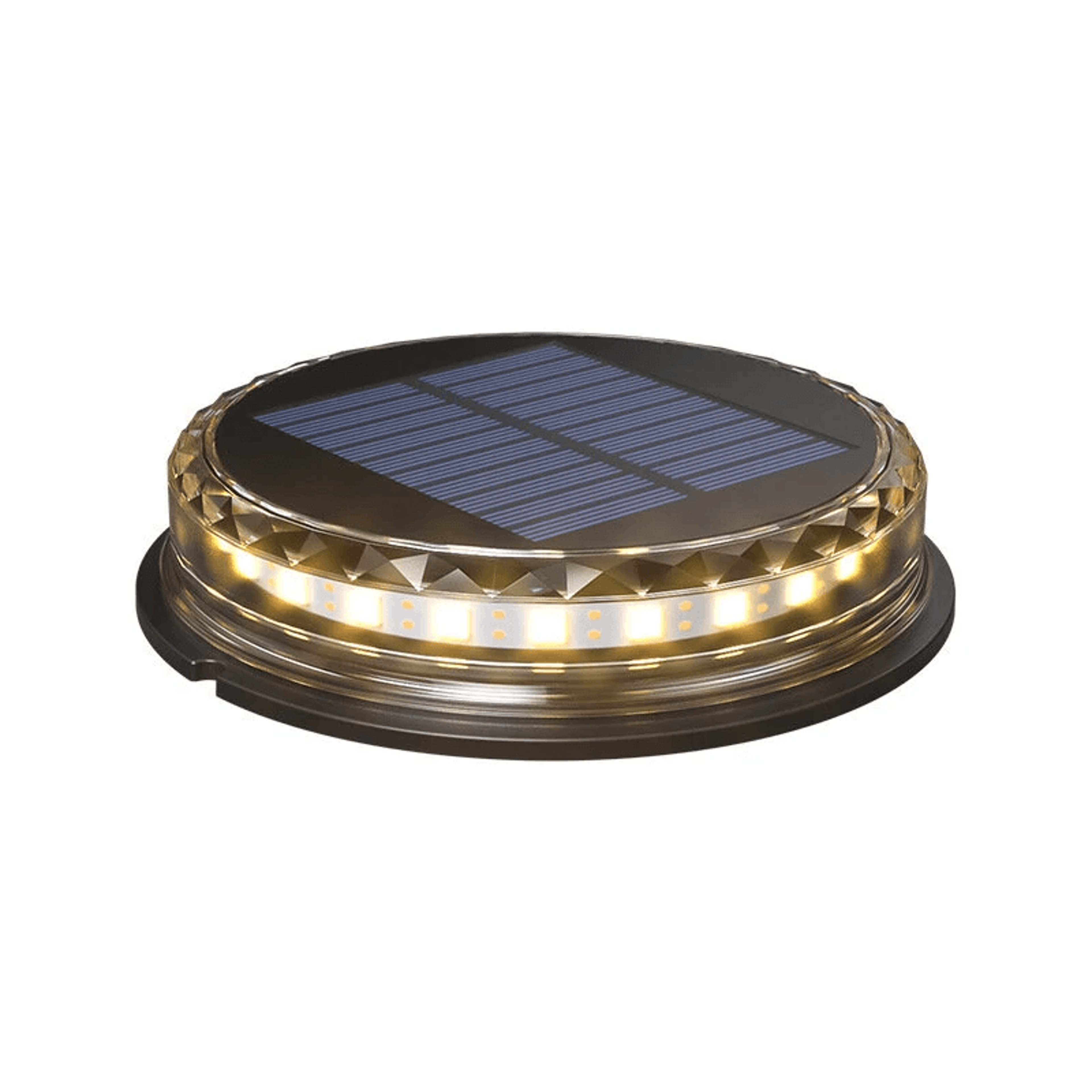 LED Solar Ground Lights Waterproof Garden Pathway Lights Warm White 1