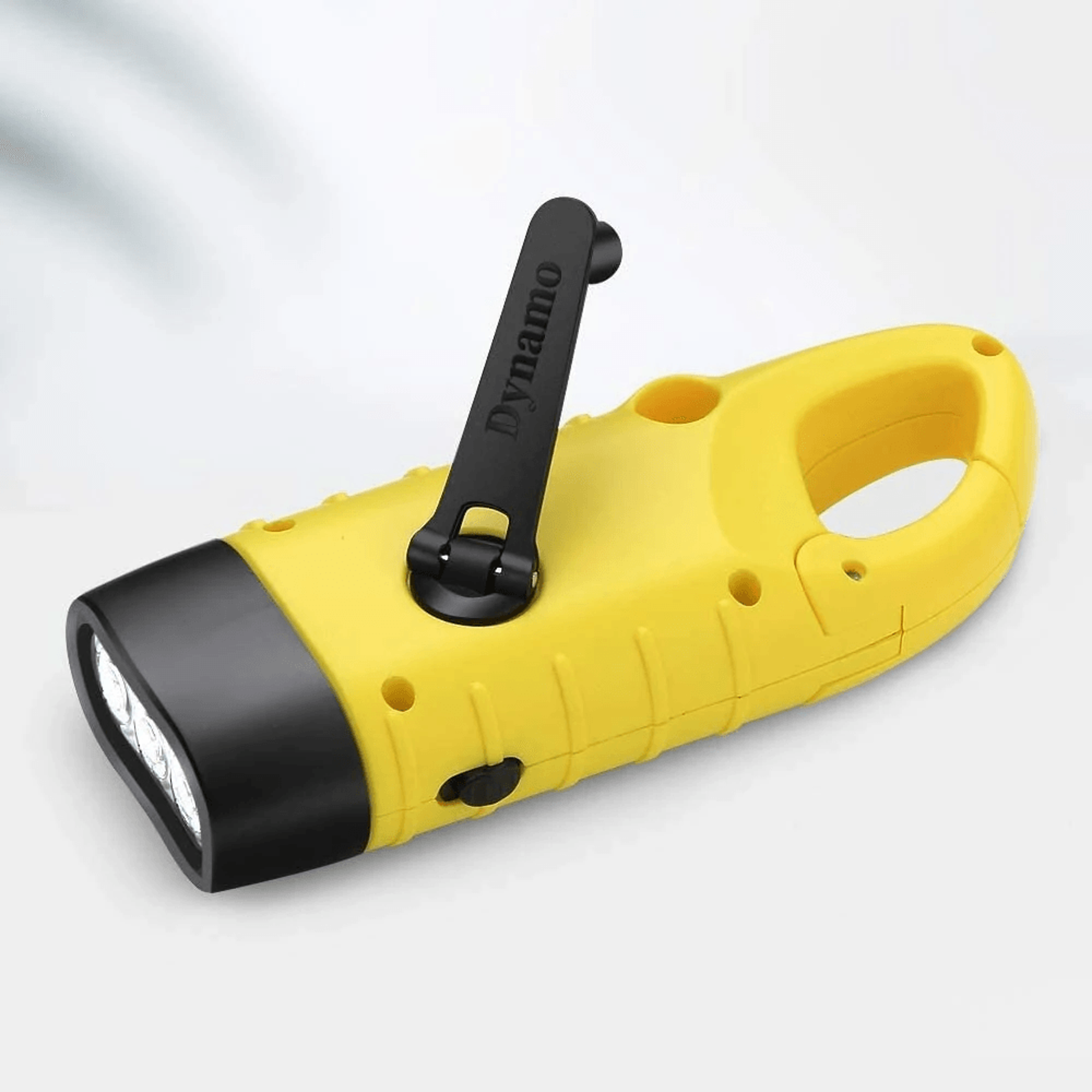 Solar Hand Crank LED Flashlight Portable Emergency Camping Light 7