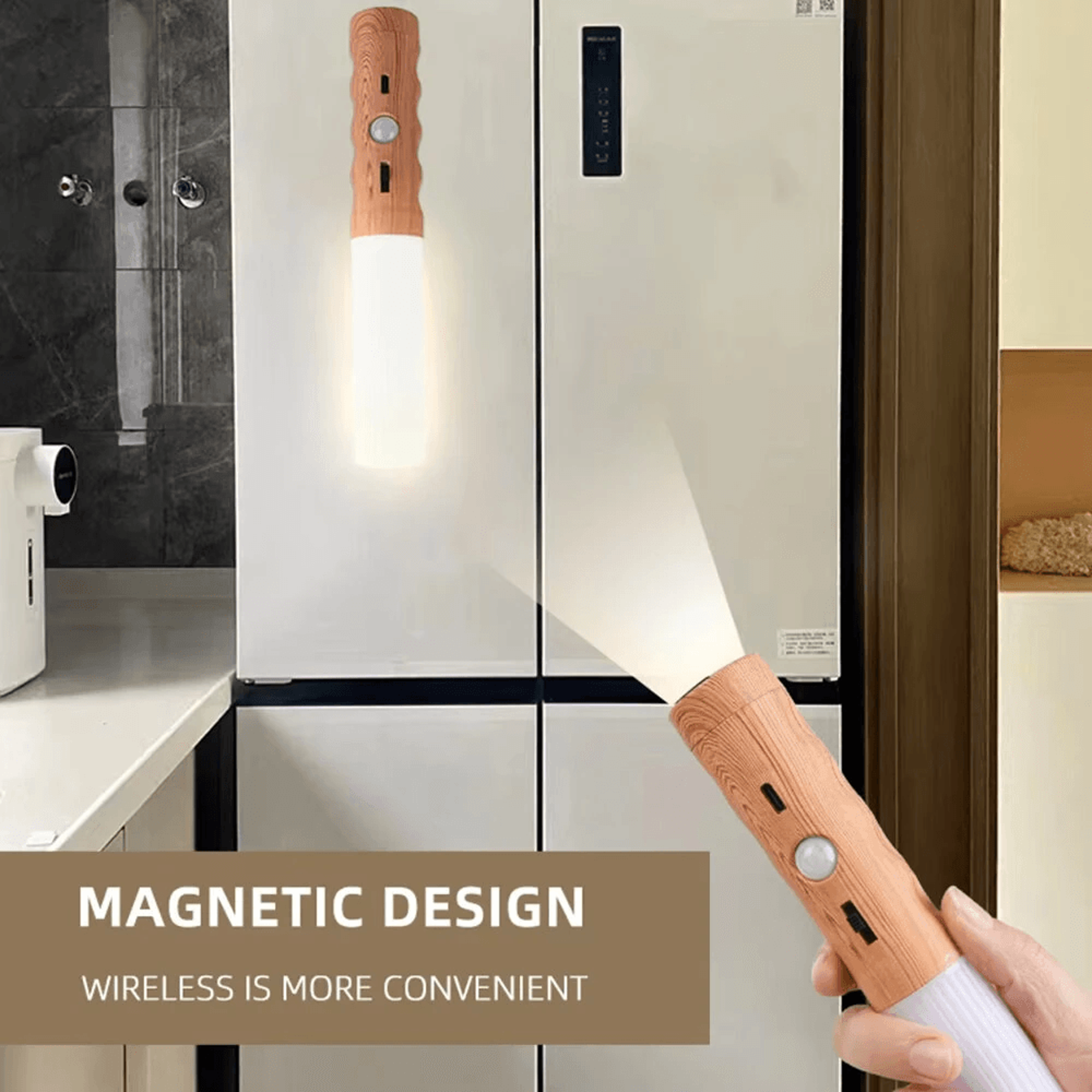 Rechargeable LED Motion Sensor Night Light For Cabinets Bedrooms And Hallways 6