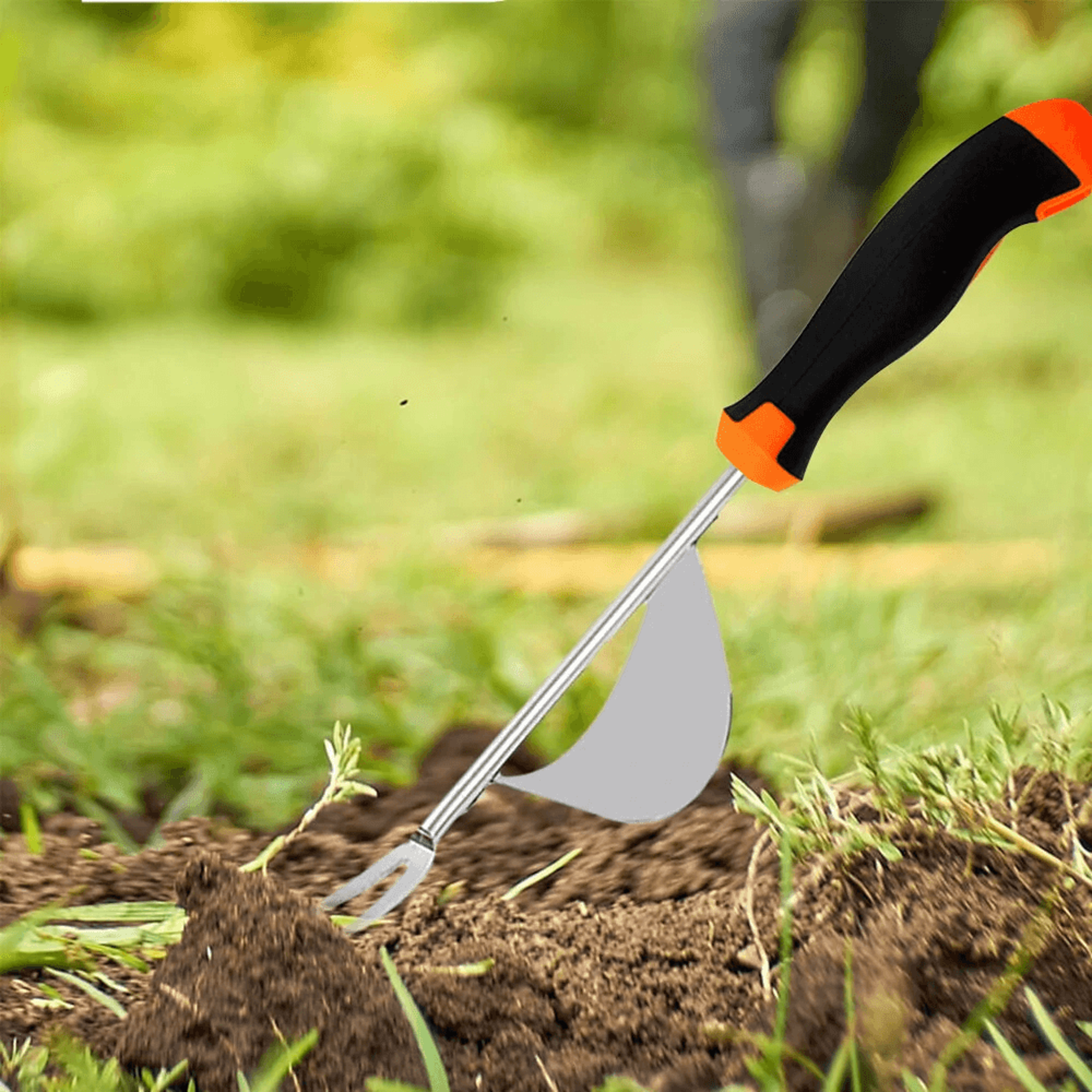Stainless Steel Manual Weed Puller Ergonomic Garden Weeding Tool 1