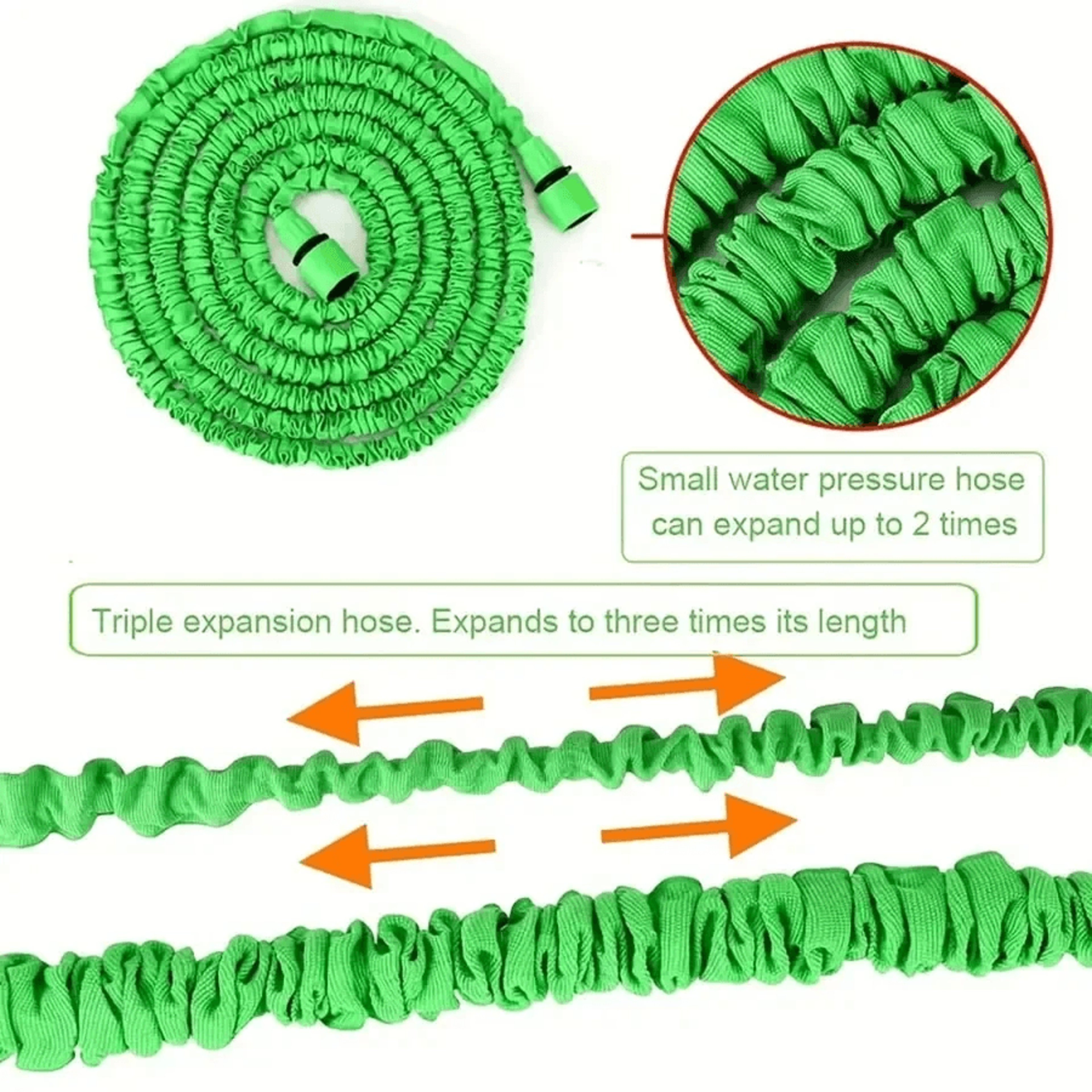 Expandable Garden Hose With Function Spray Nozzle For Watering And Car Washing 7