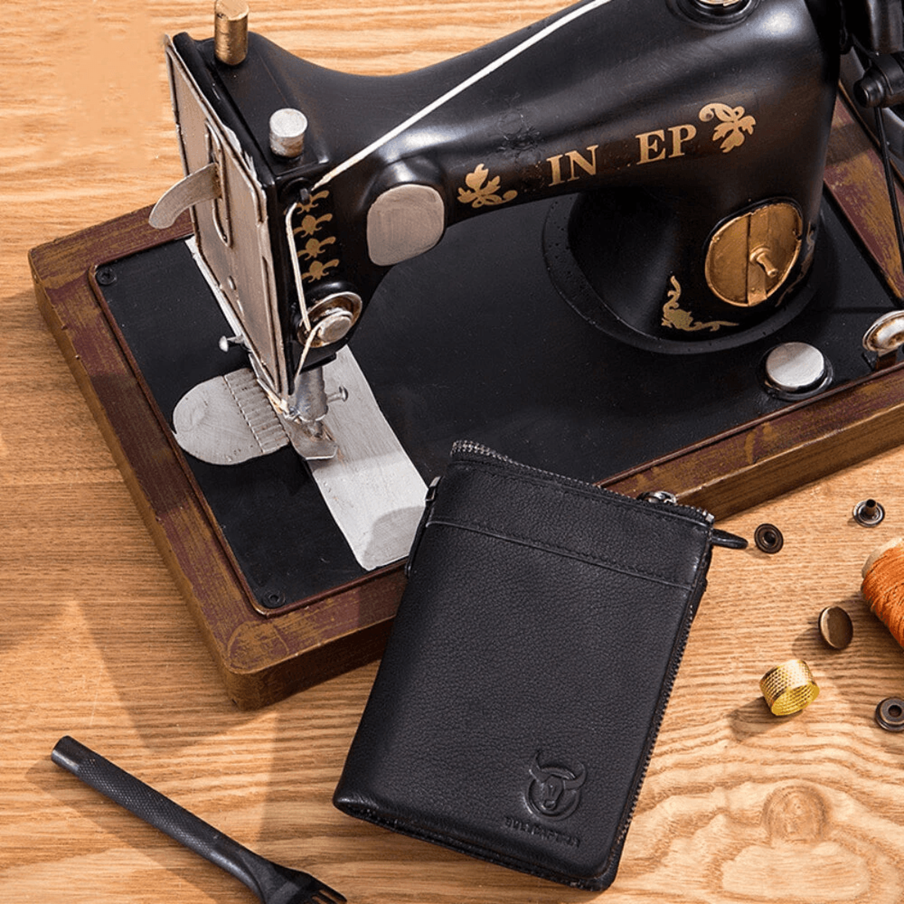 Genuine Leather Wallet For Men With Detachable Coin Purse And Multi Card Storage 4