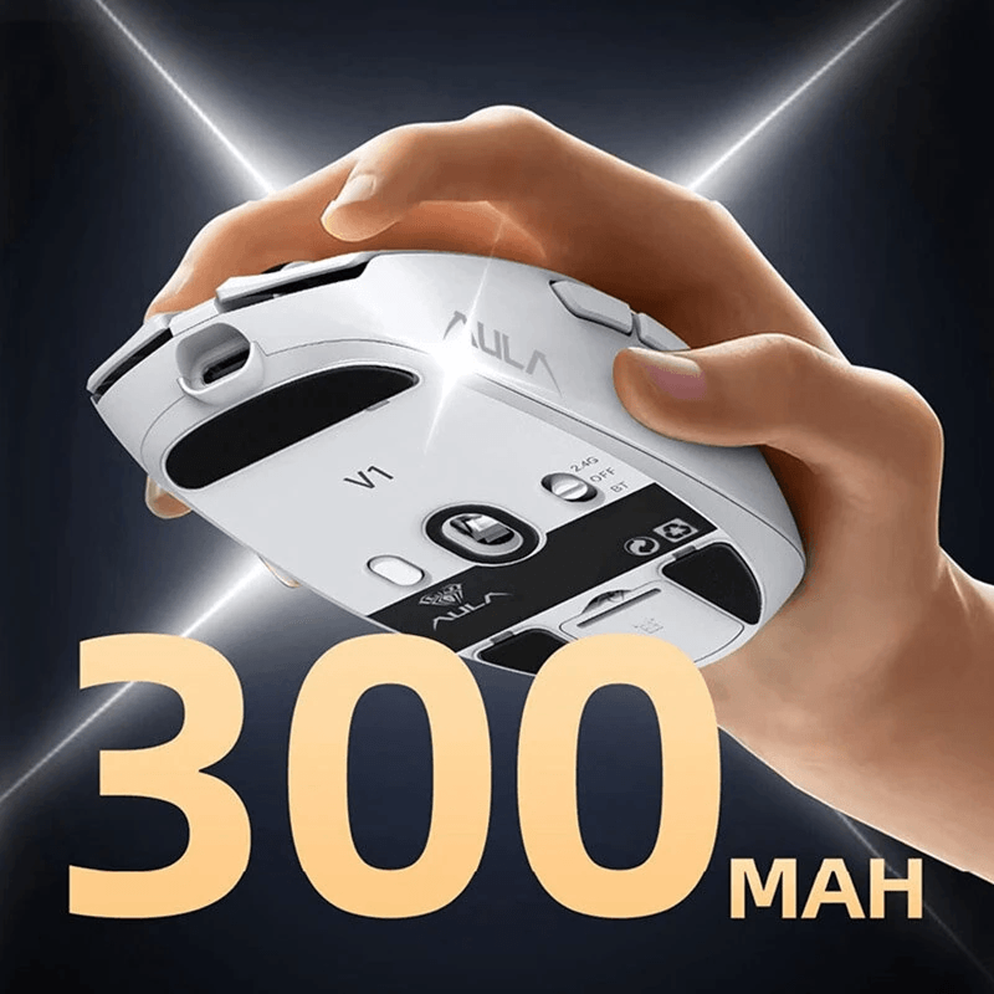 Lightweight Tri Mode Wireless Gaming Mouse With DPI PAW Sensor 1