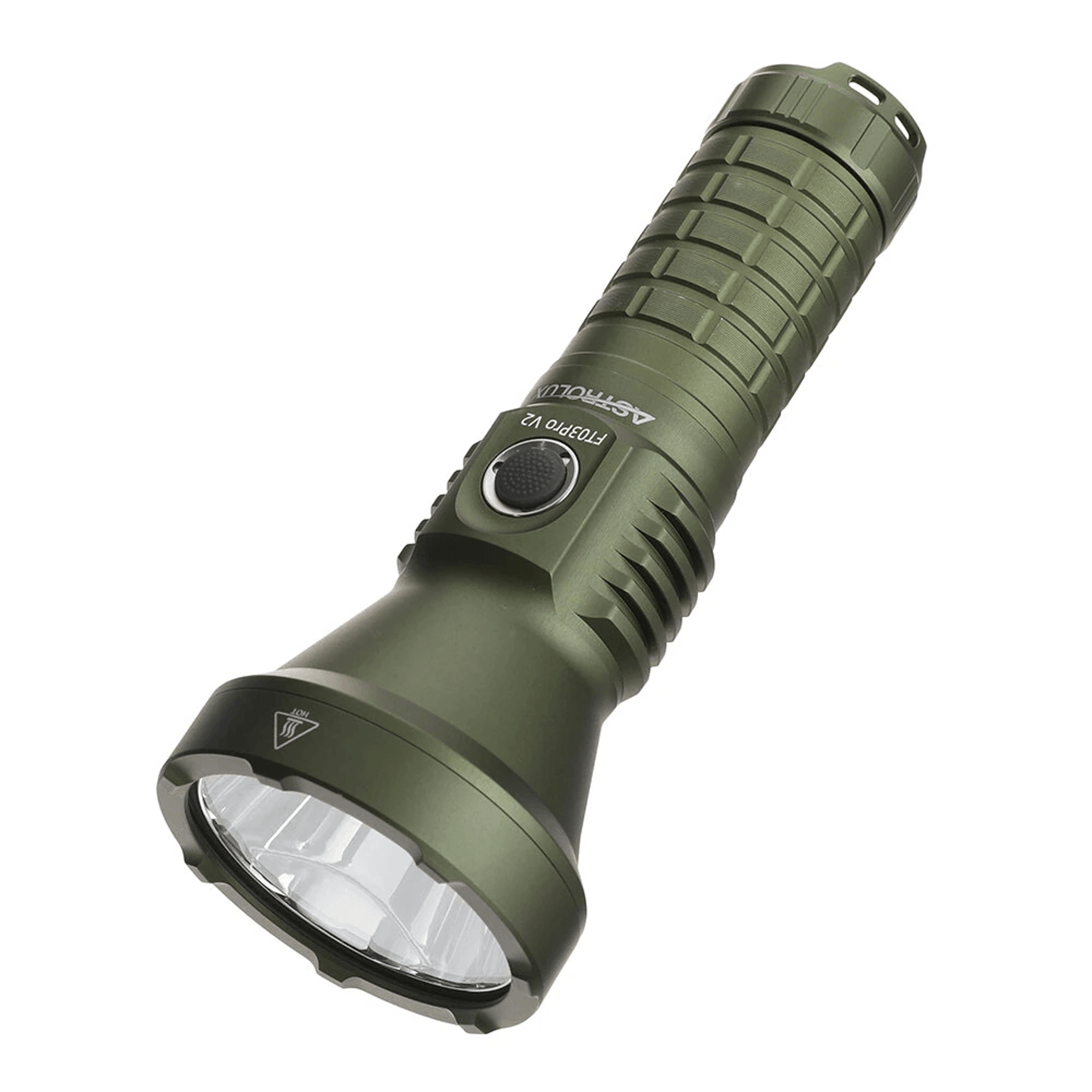 Long Range Rechargeable LED Thrower Flashlight With Stepless Dimming And USB C Charging 8