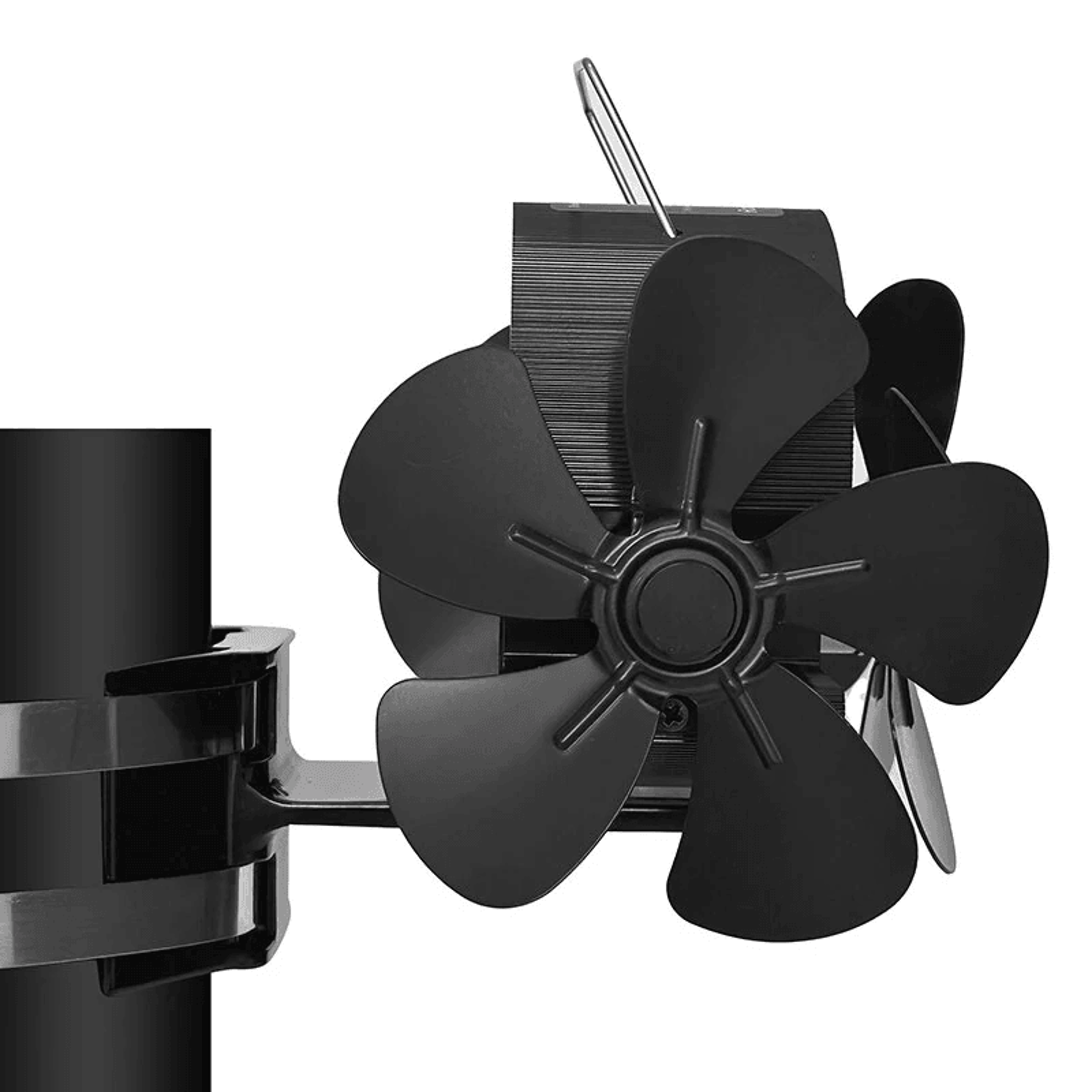 Blade Heat Powered Stove Fan For Fireplace Heat Circulation 1