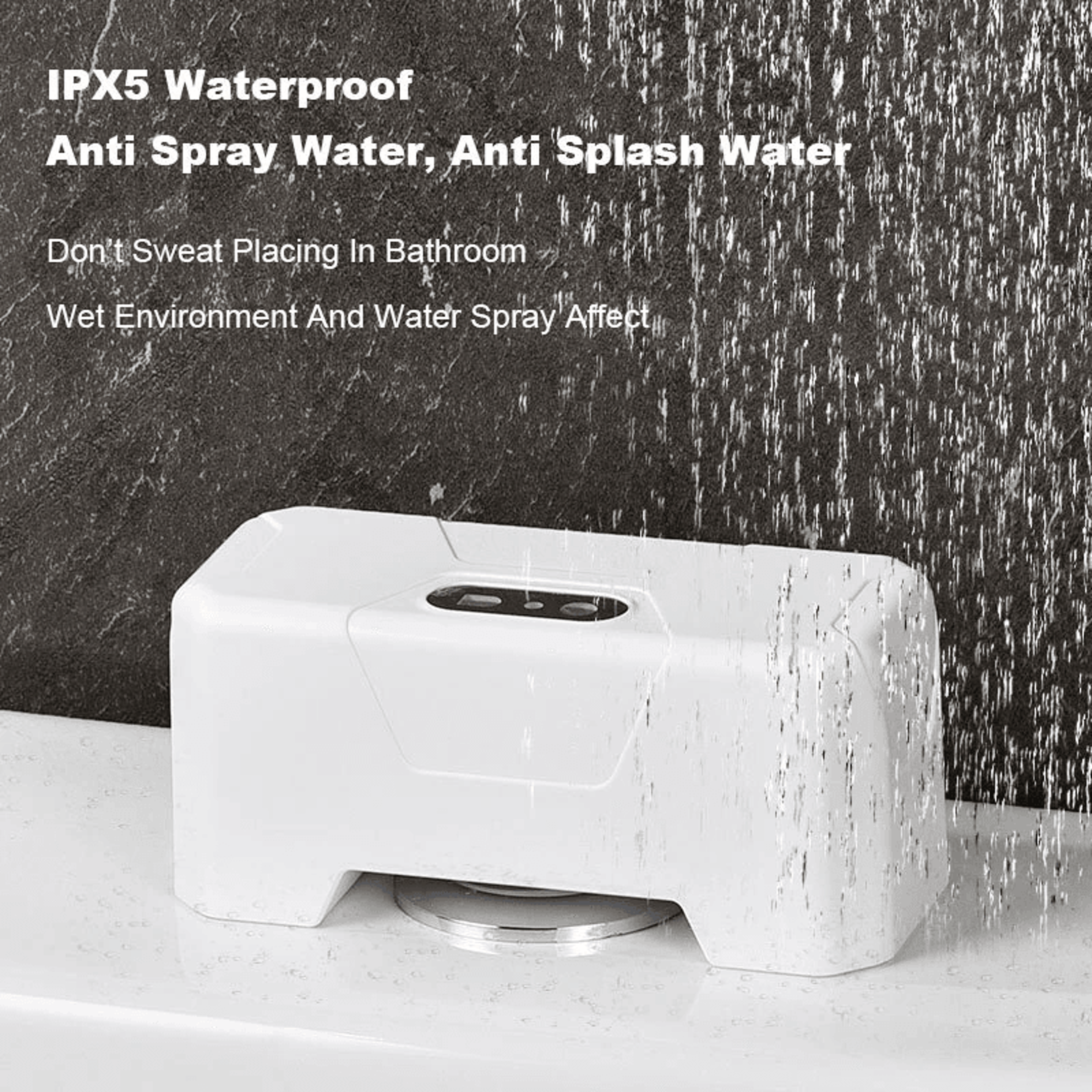 White Smart Toilet Flusher With Infrared Sensor And ABS Material 6