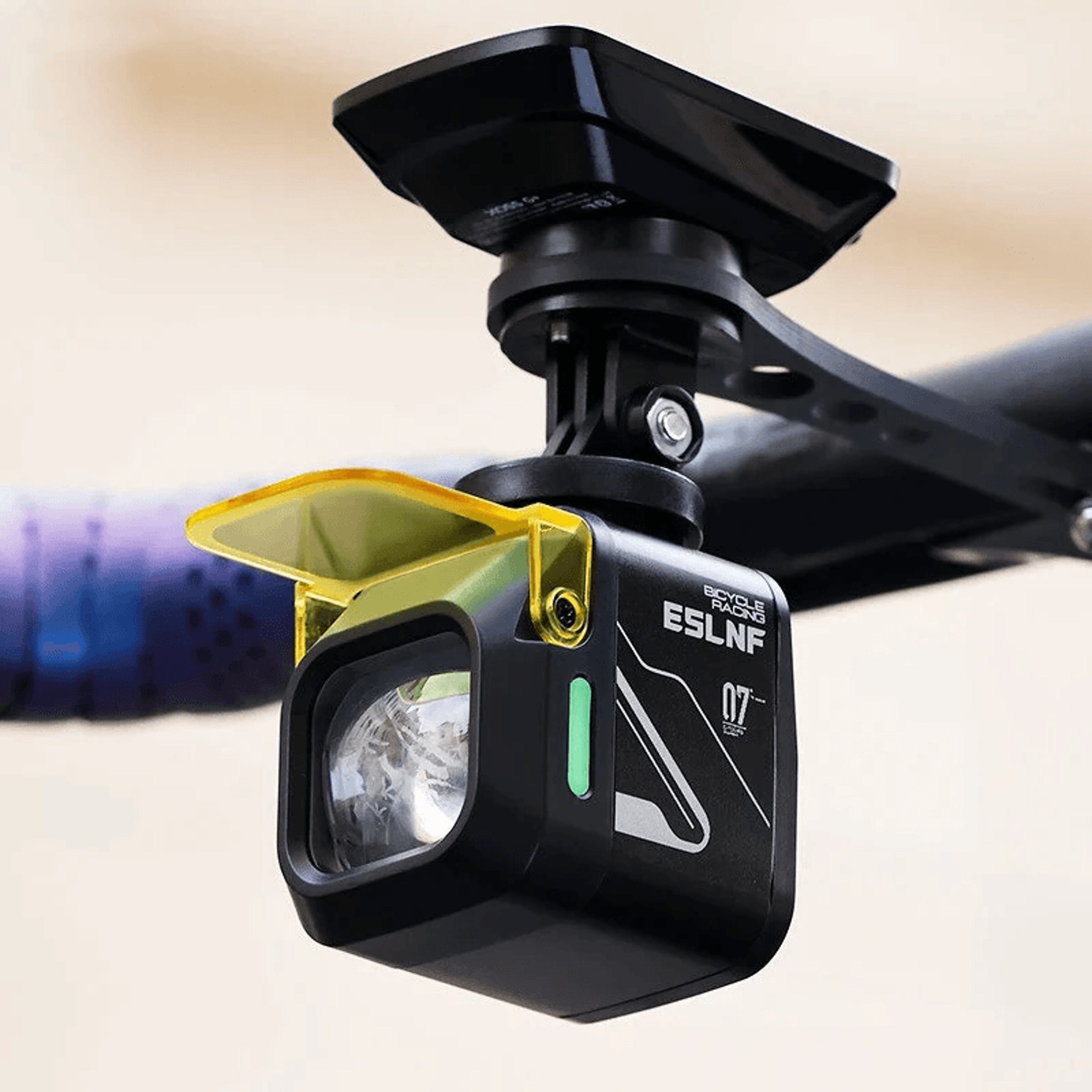 Rechargeable Bicycle Headlight With Wired Remote And High Low Beam 1