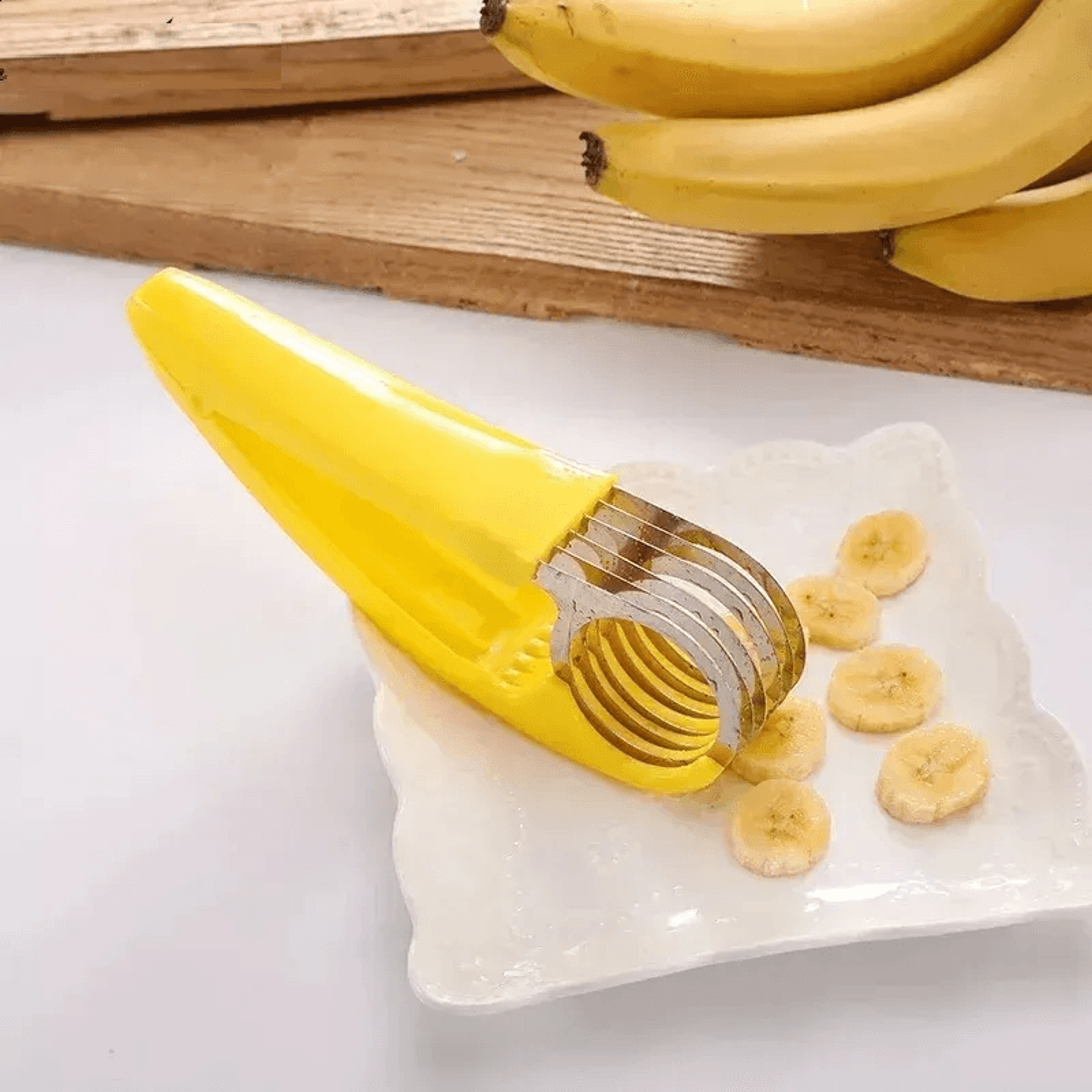 Stainless Steel Banana Slicer For Fruits Vegetables And Sausages 5