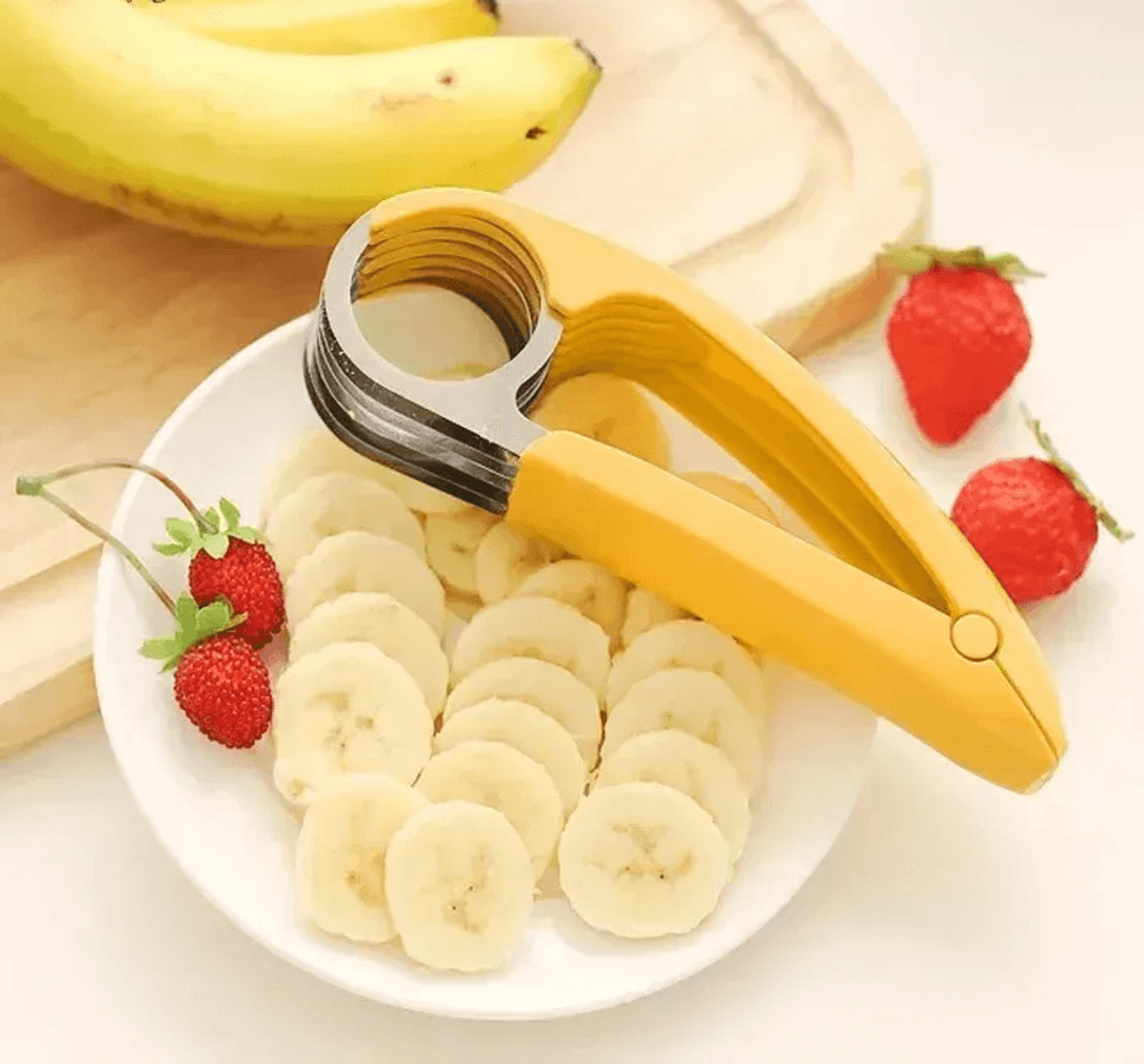 Stainless Steel Banana Slicer For Fruits Vegetables And Sausages 3