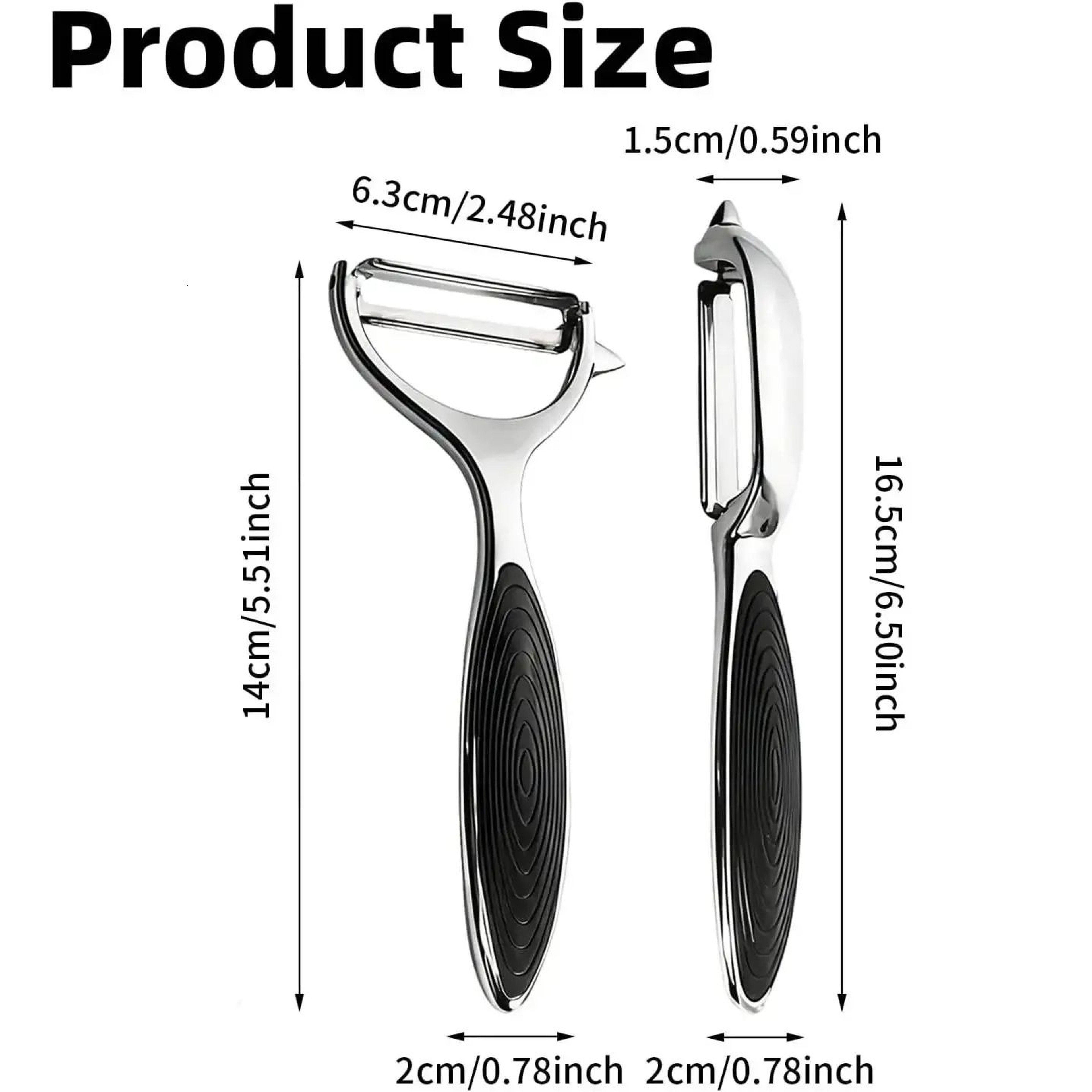 Vegetable Peeler With Rotatable Design For Potatoes Carrots And Fruits 5