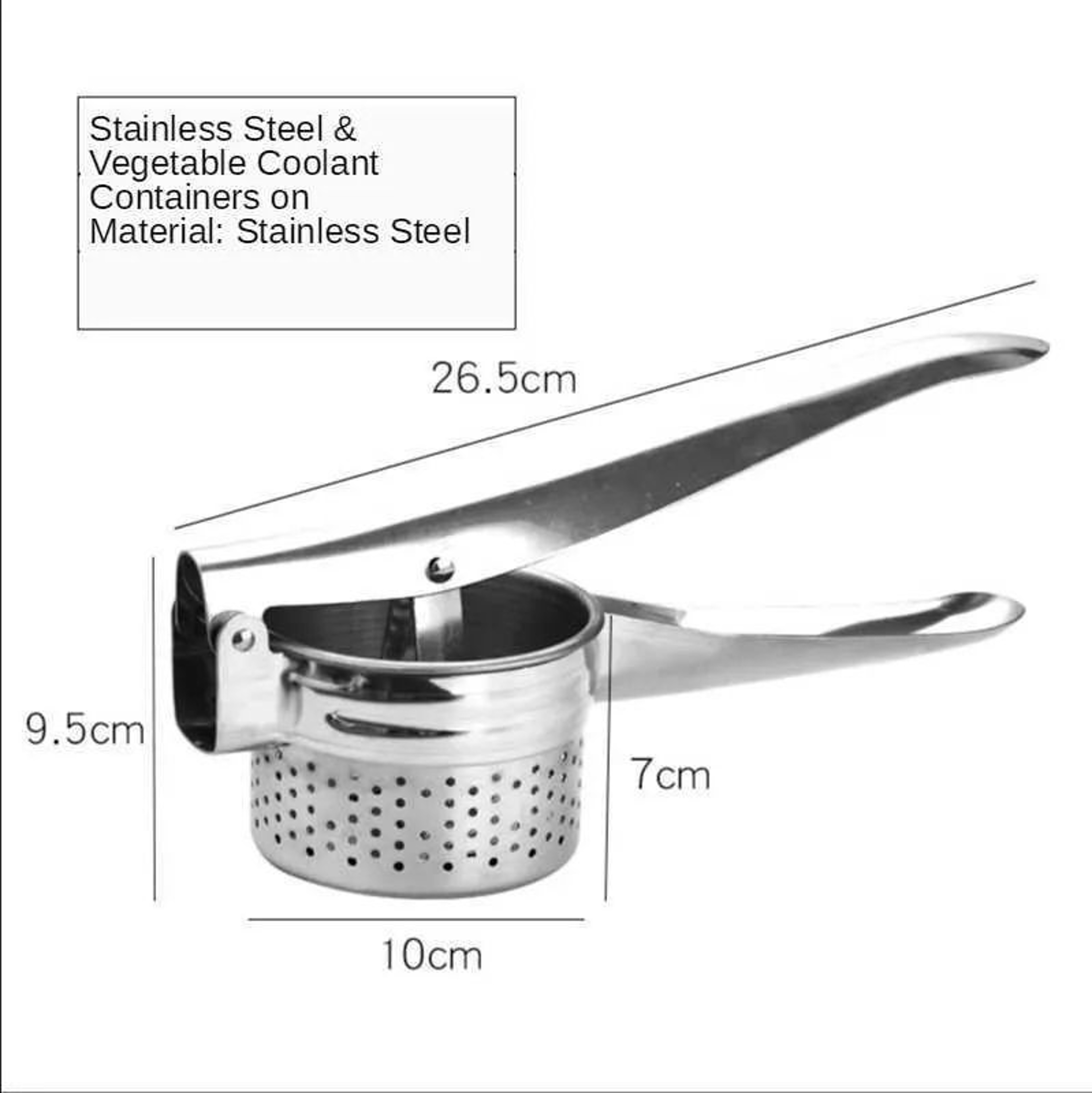 Manual Fruit Juicer Press With Aluminum Alloy Handheld Squeezer For Citrus And Vegetables 0