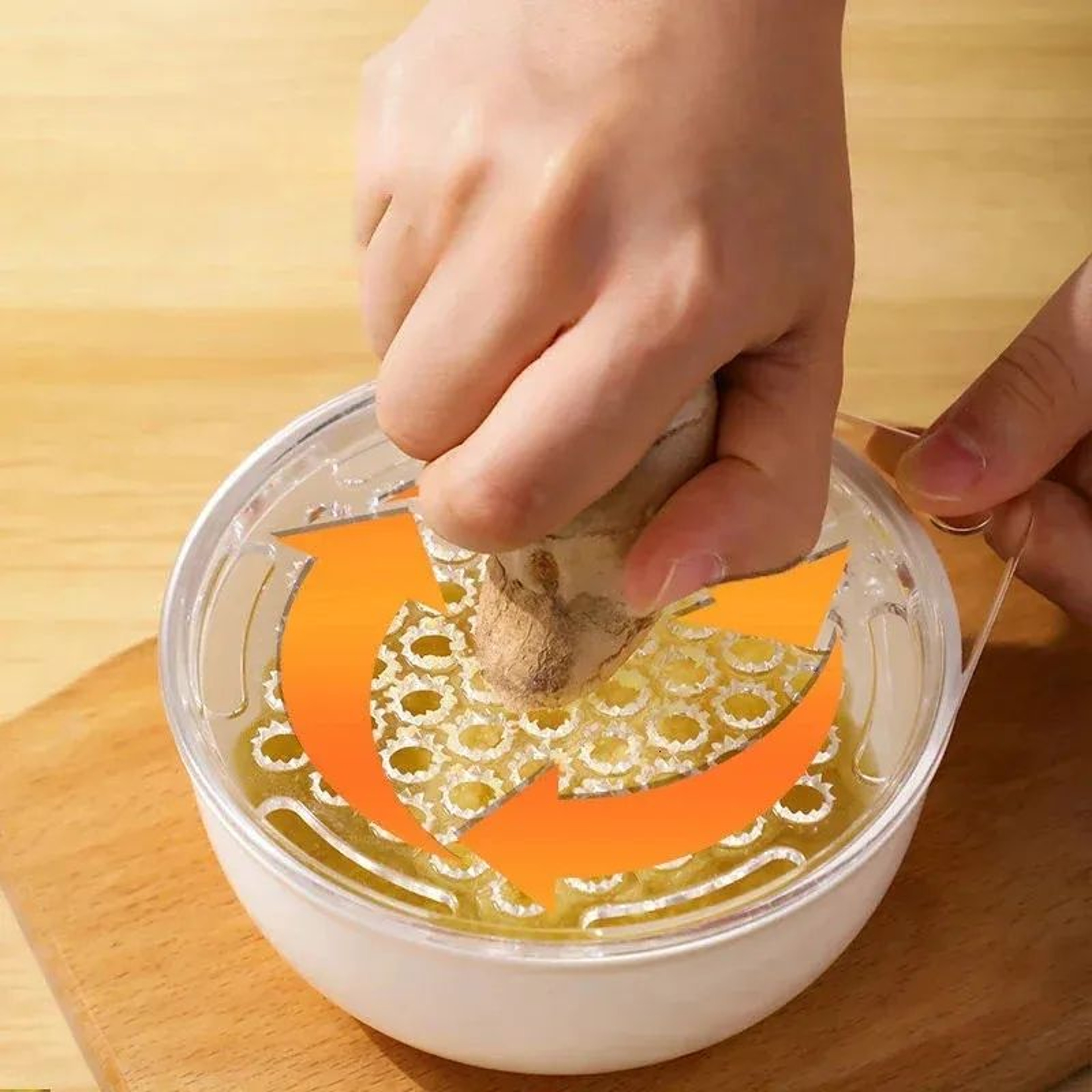 Ceramic Ginger Grater And Juice Extractor For Fresh Ginger Paste And Food Preparation 2