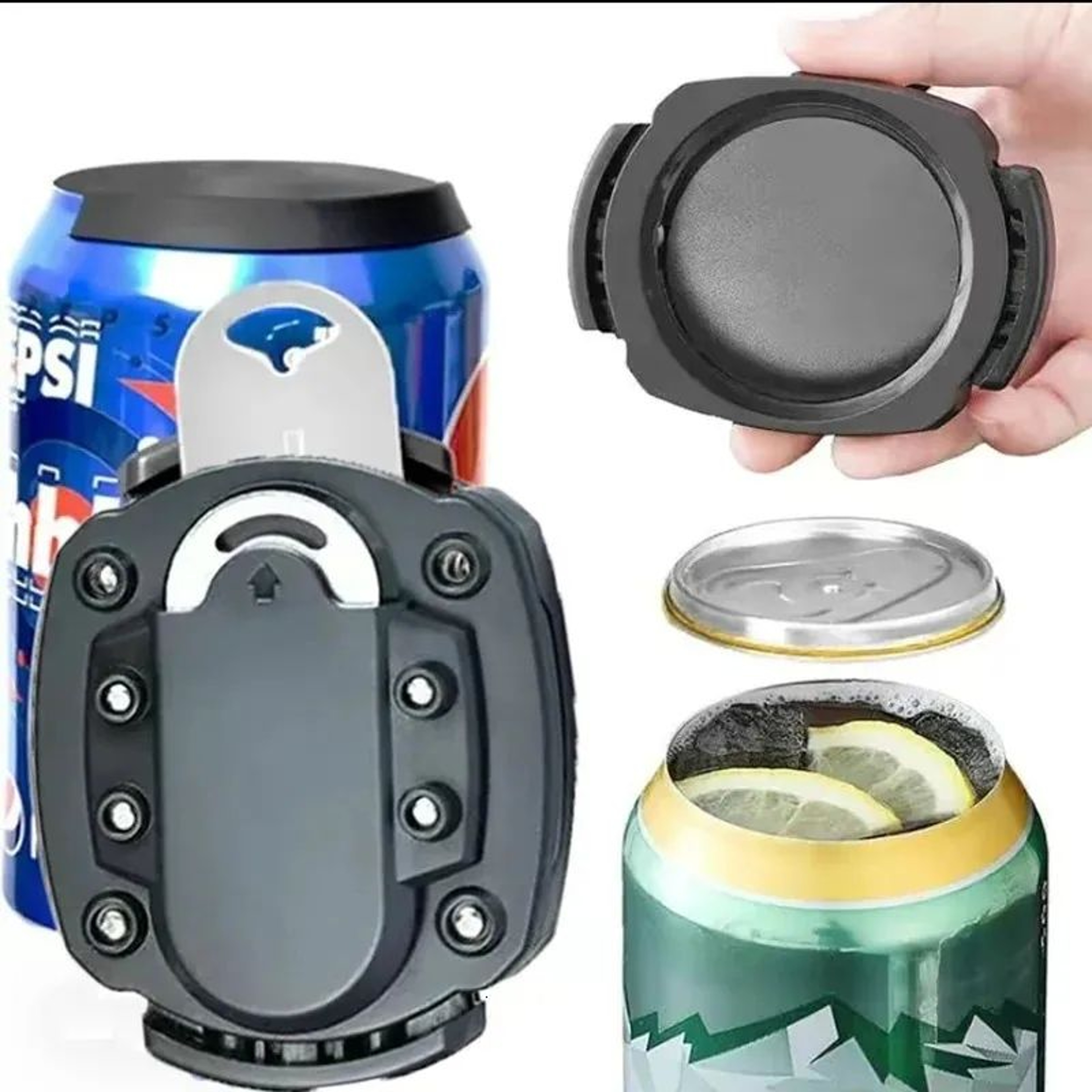 Universal Beverage Can Opener Portable Aluminum Manual Can Cutting Tool 0