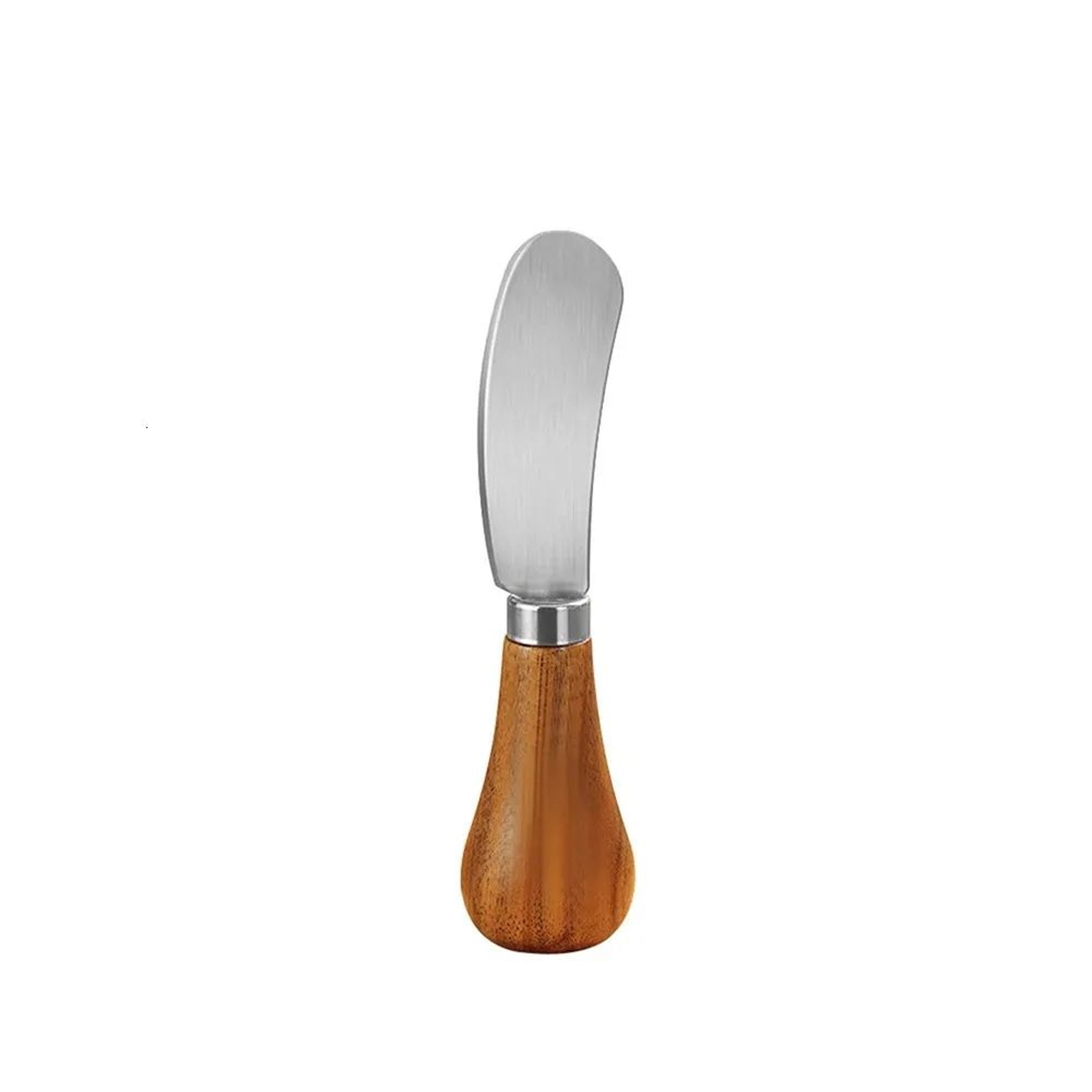 Stainless Steel Butter Knife With Acacia Wood Handle For Cheese And Spreads 0