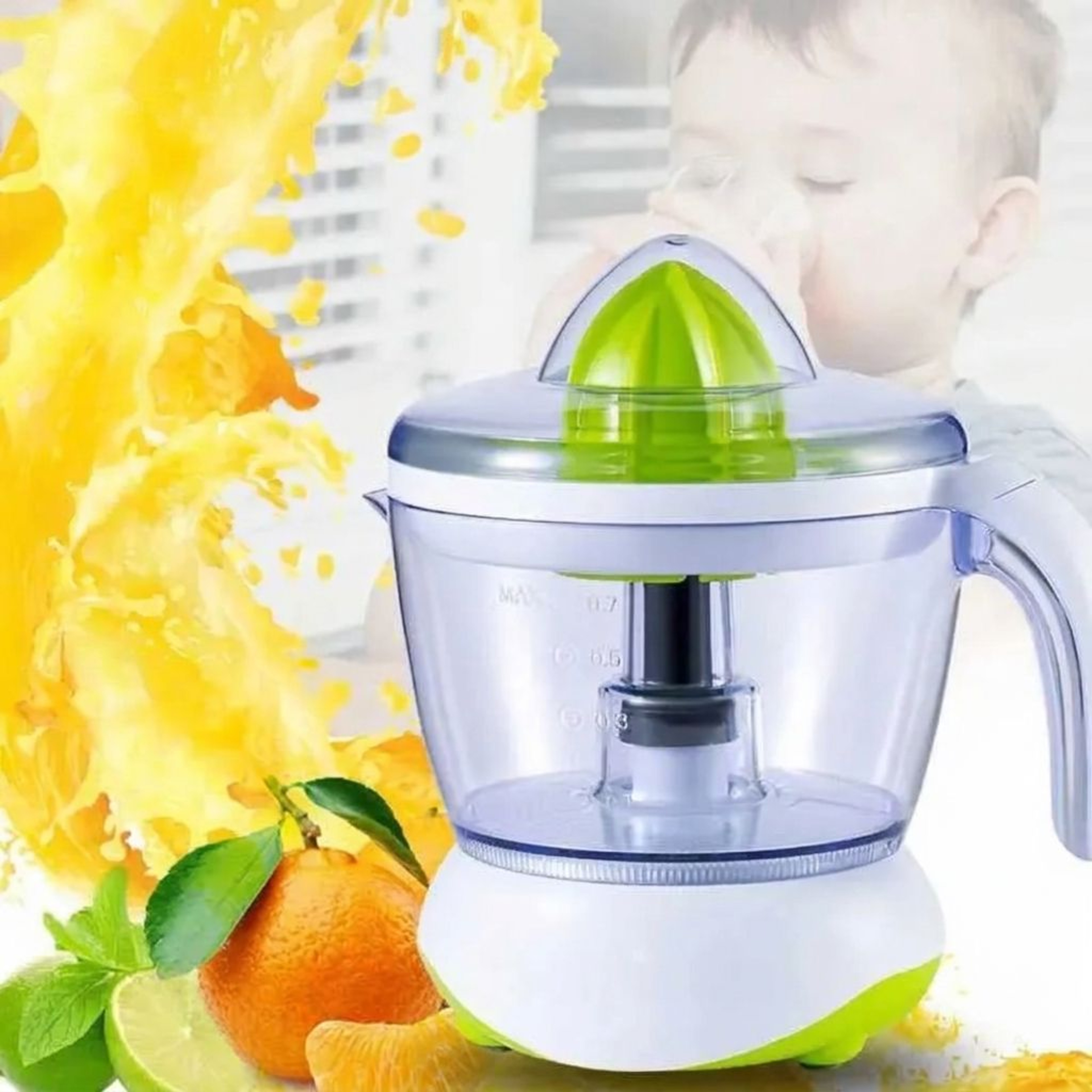 Portable Electric Citrus Juicer With Automatic Pulp Ejection For Oranges And Lemons 3