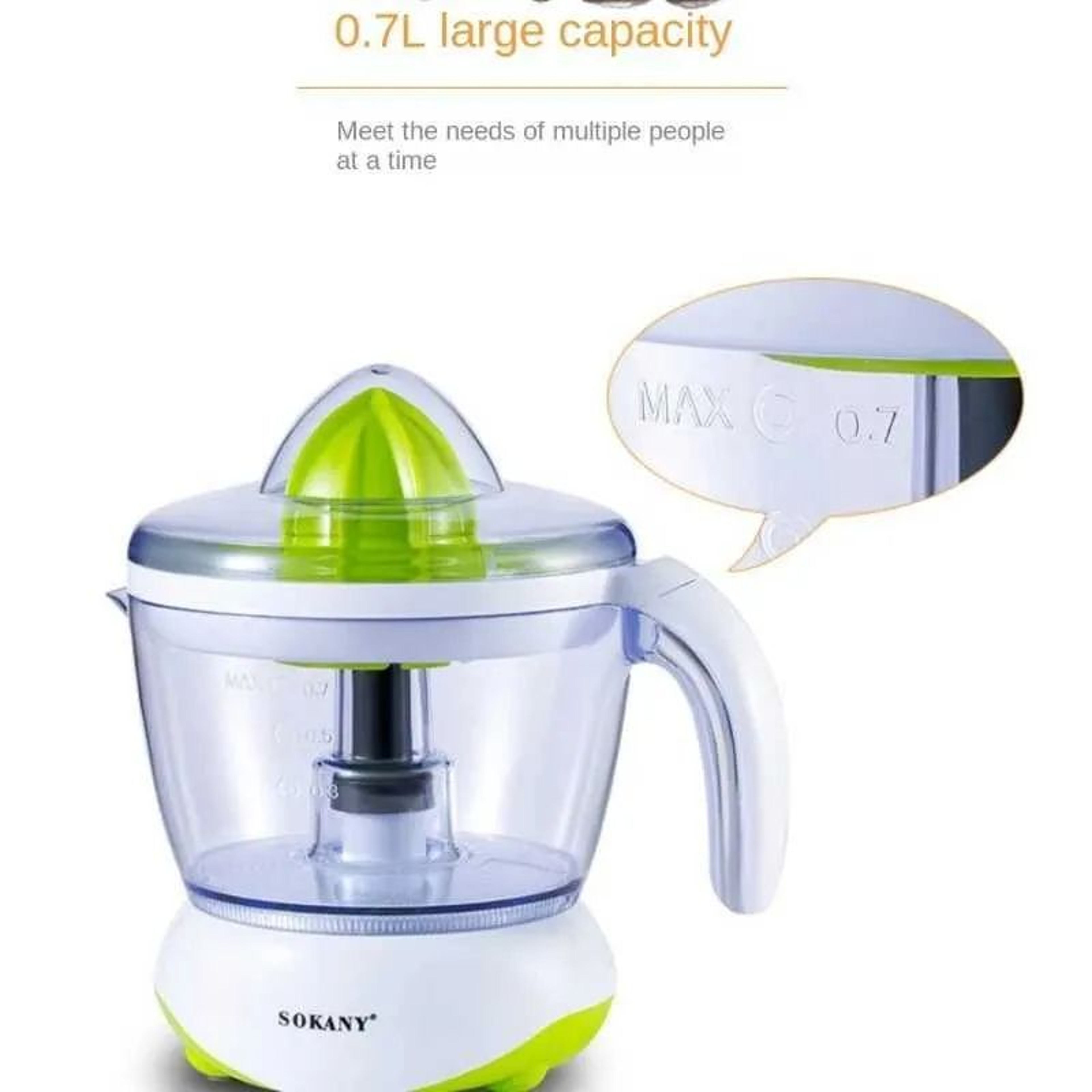 Portable Electric Citrus Juicer With Automatic Pulp Ejection For Oranges And Lemons 2