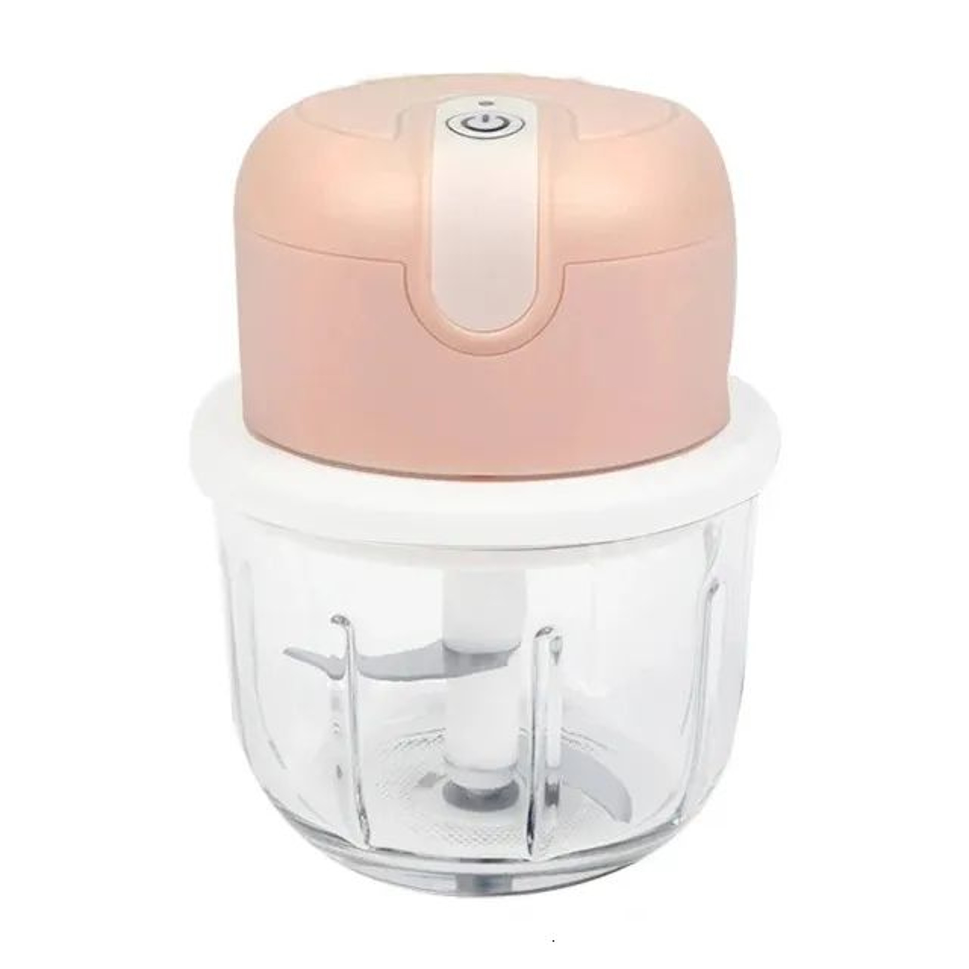 Electric Ice Crusher And Mini USB Rechargeable Food Chopper With Glass Bowl 0
