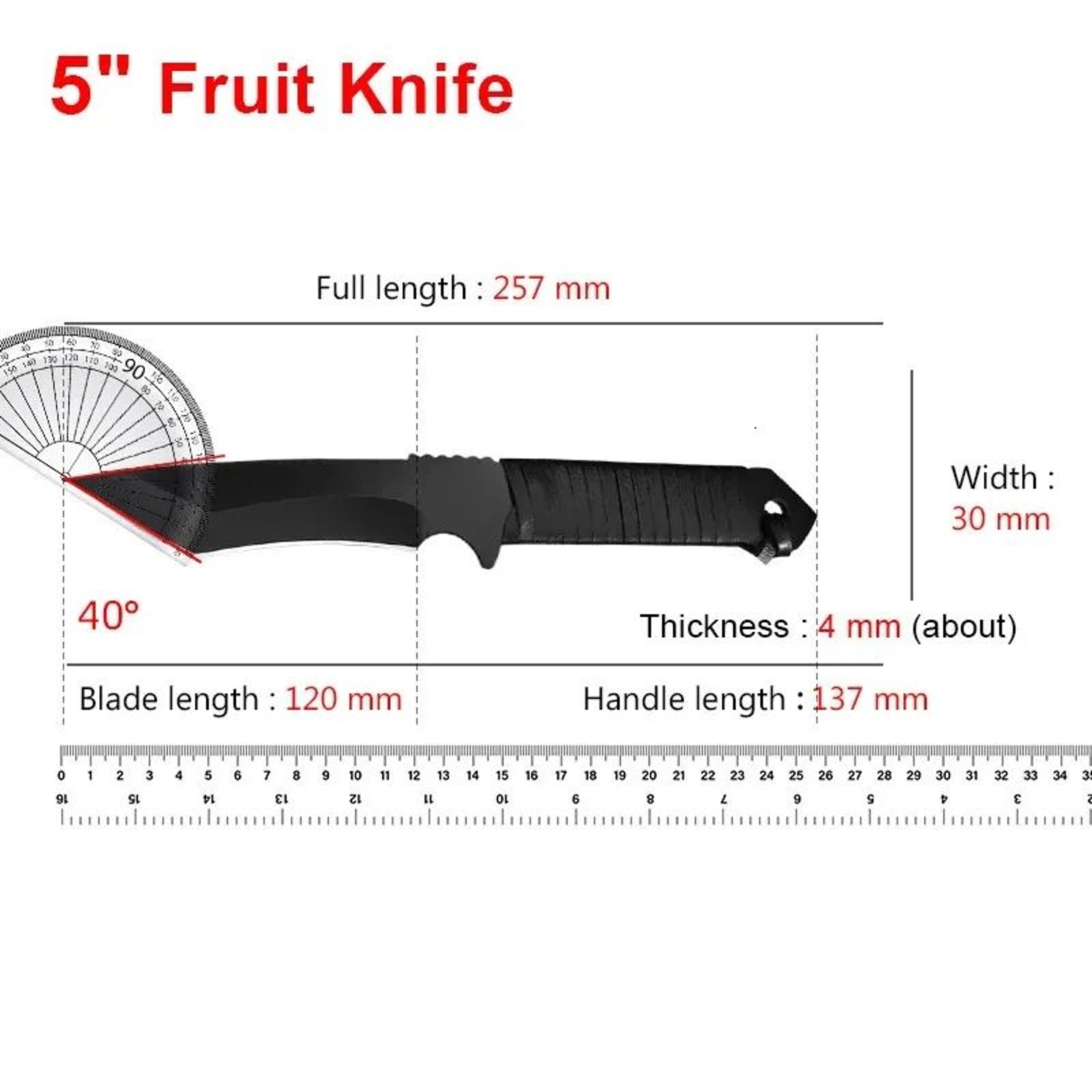 Stainless Steel Boning Knife With Forged Blade And Wrapped Handle 5