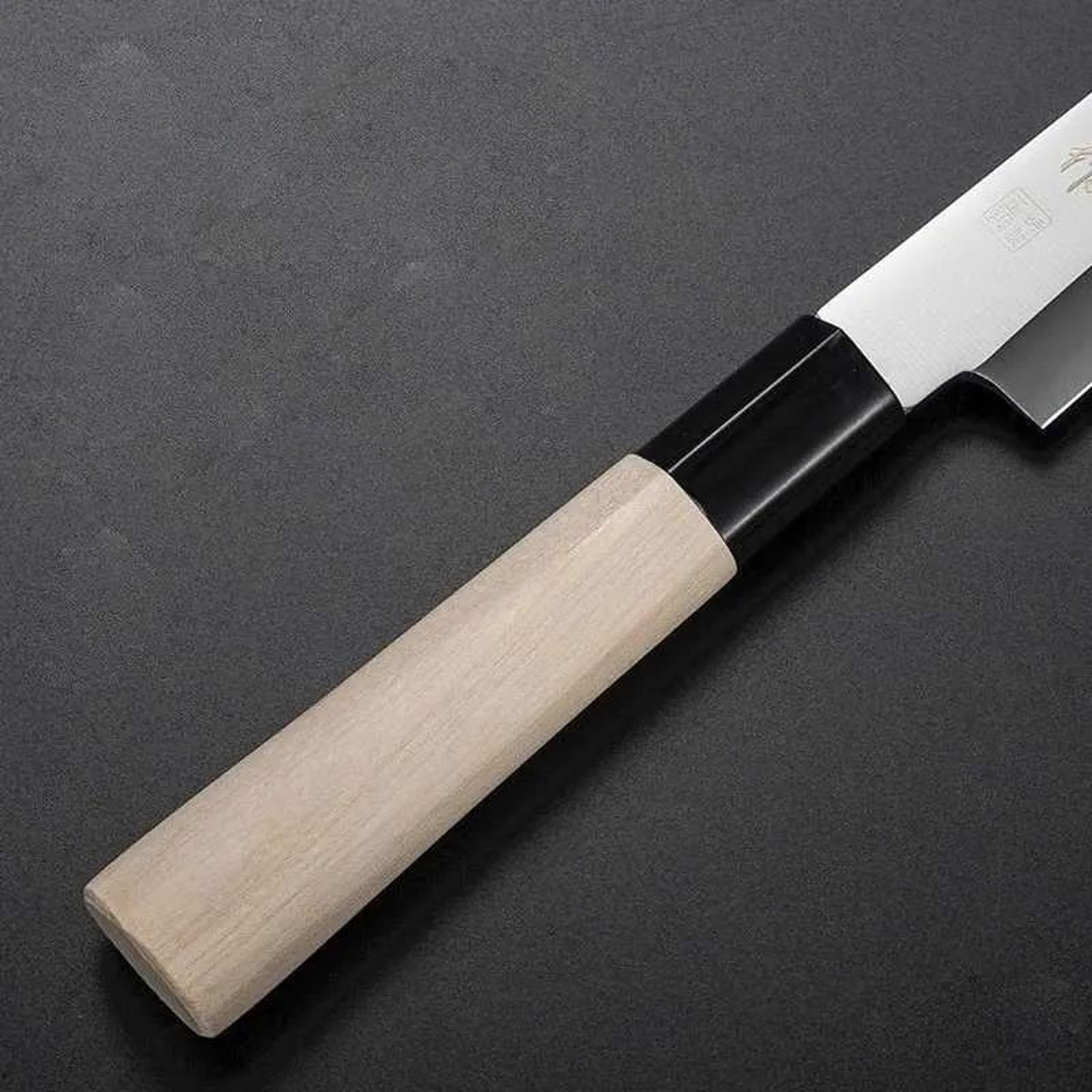Japanese Sashimi Knife With Stainless Steel Blade And Maple Wood Handle For Sushi And Fish 4