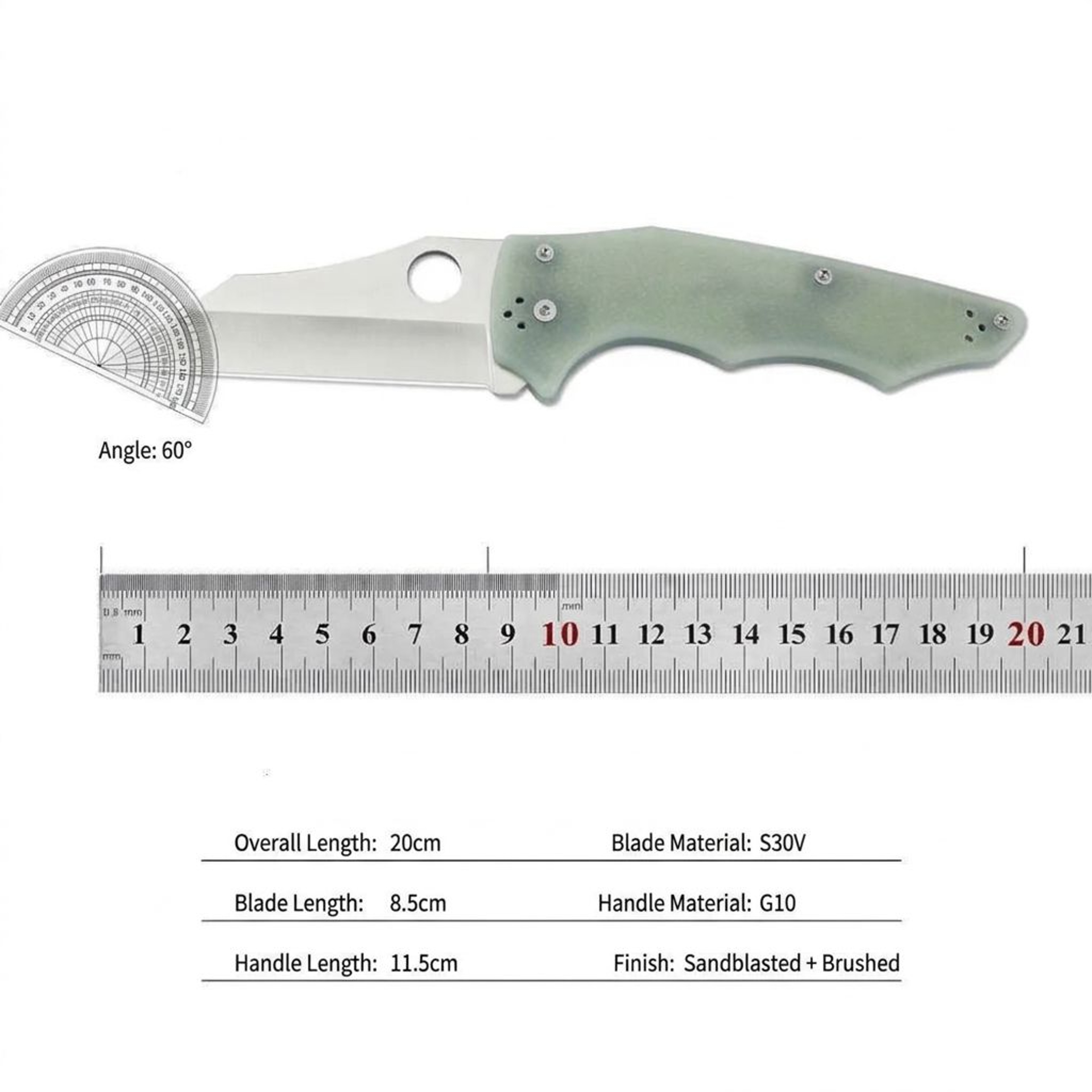 Tactical Folding Knife Set With Multi Color Handles For Outdoor Camping 5