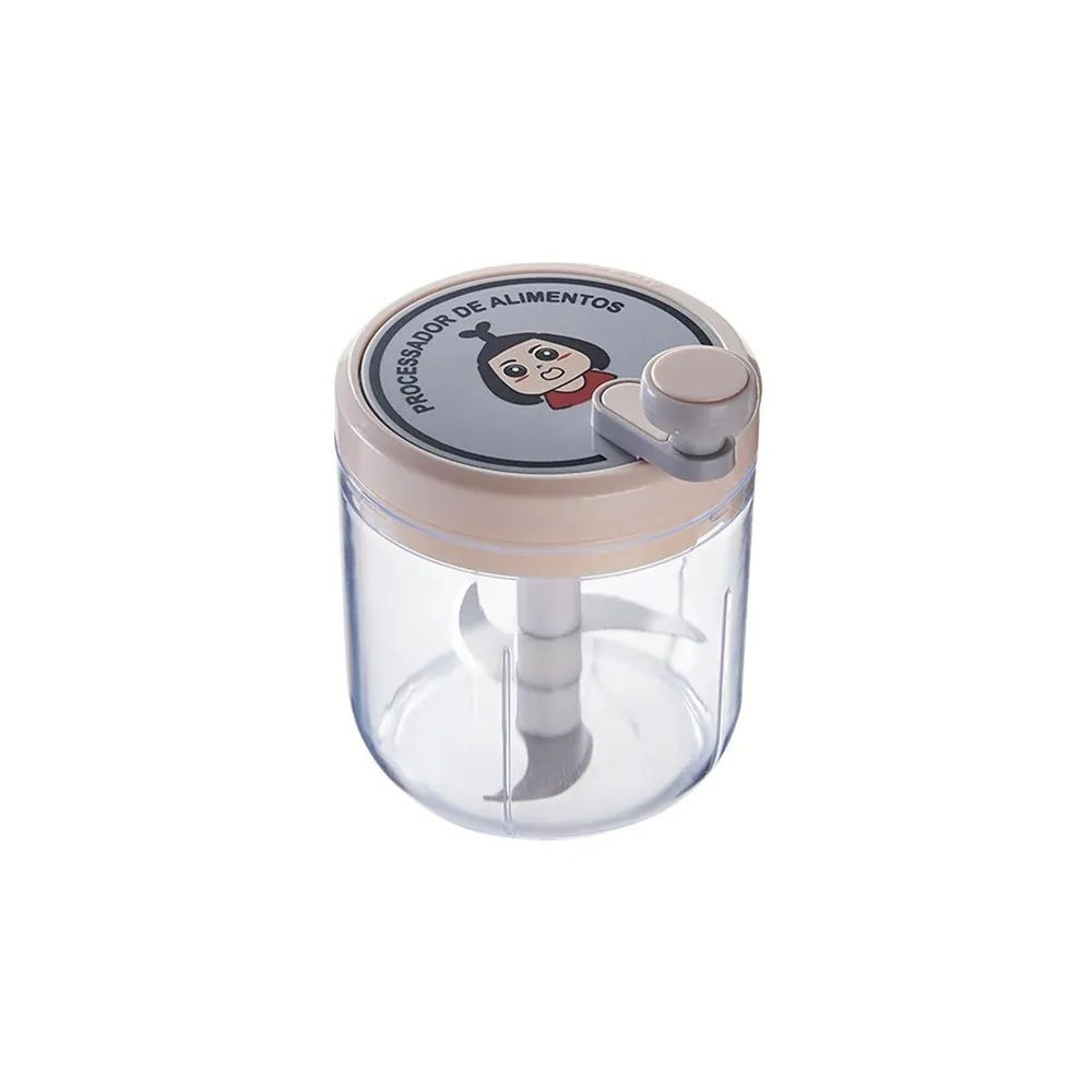 Manual Rotary Vegetable Chopper And Garlic Mincer With And Capacity Options 6