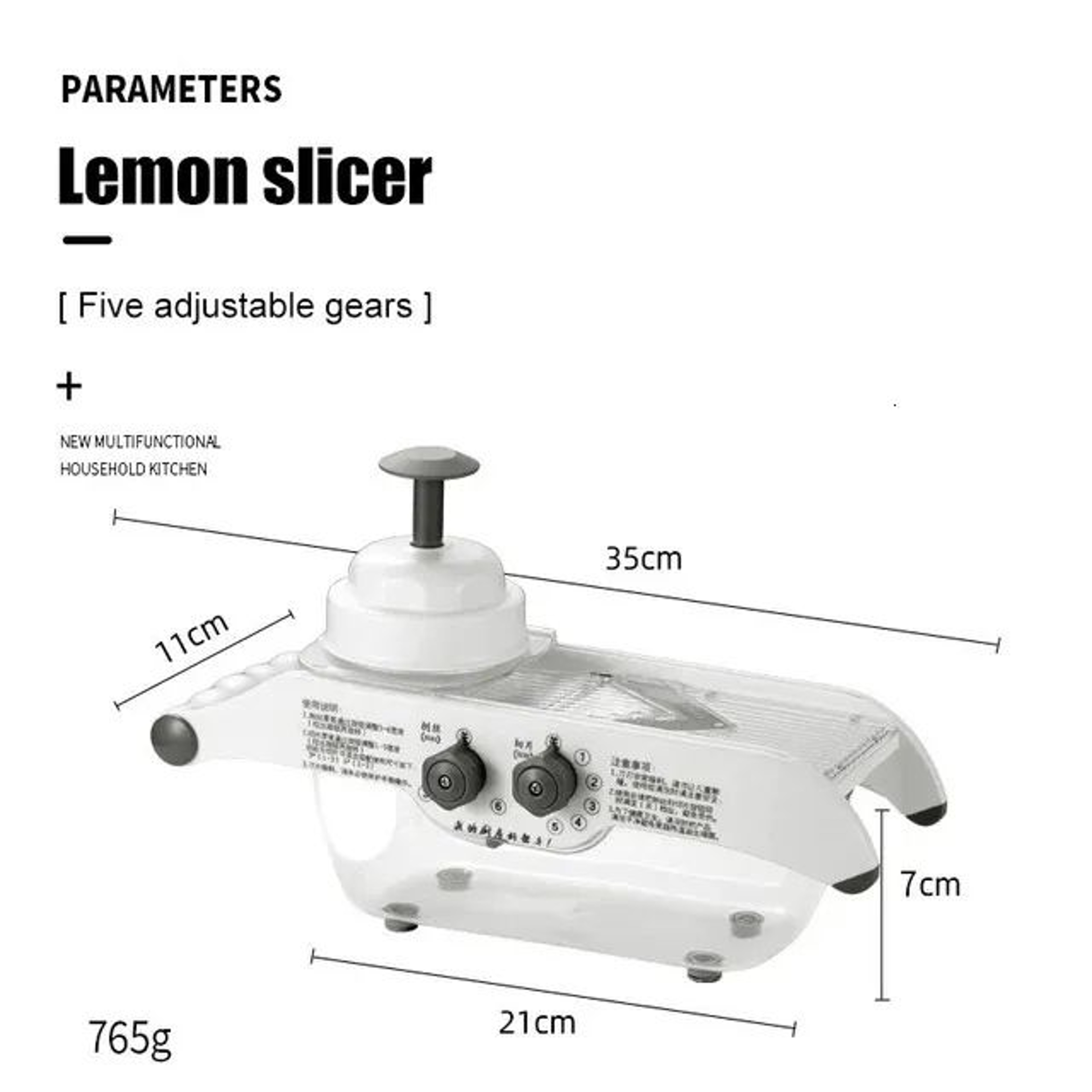 Multifunctional Vegetable Slicer And Grater With Stainless Steel Blade And Basket 7