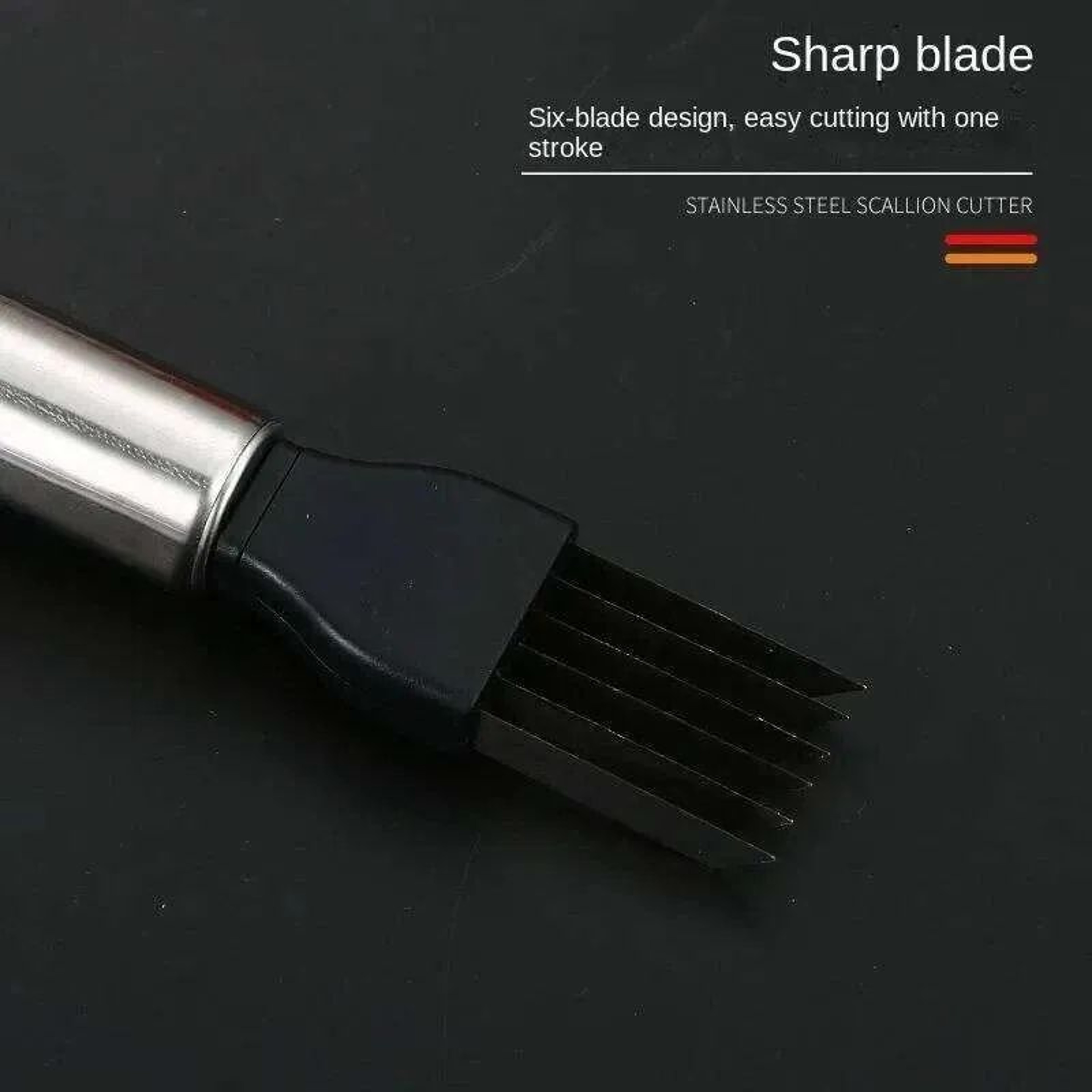 Stainless Steel Onion Cutting Knife With Dual Tine Blade Vegetable Chopper And Slicer 3
