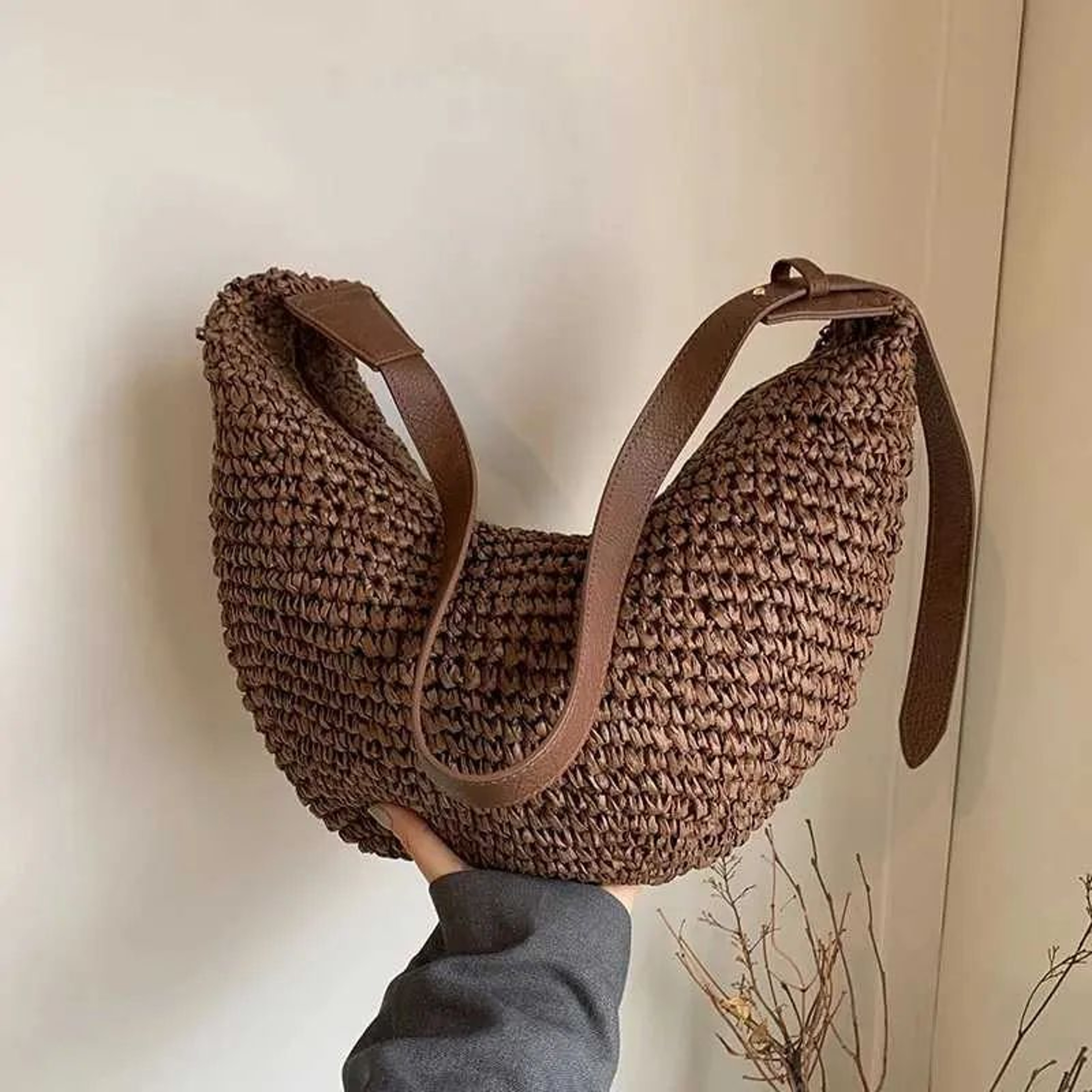 Bohemian Crossbody Bag With PU Leather And Zipper Closure For Casual Everyday Wear 8
