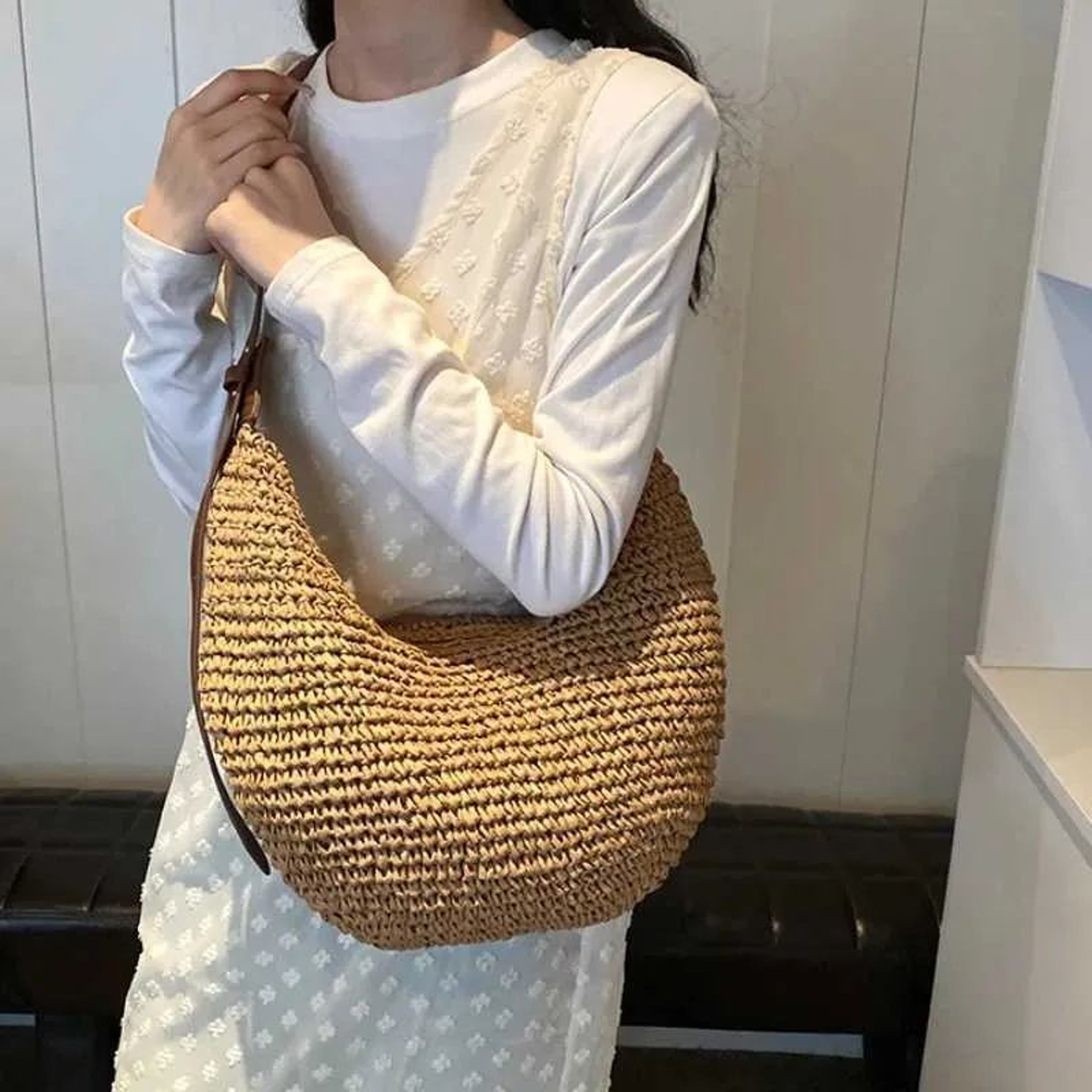 Bohemian Crossbody Bag With PU Leather And Zipper Closure For Casual Everyday Wear 1