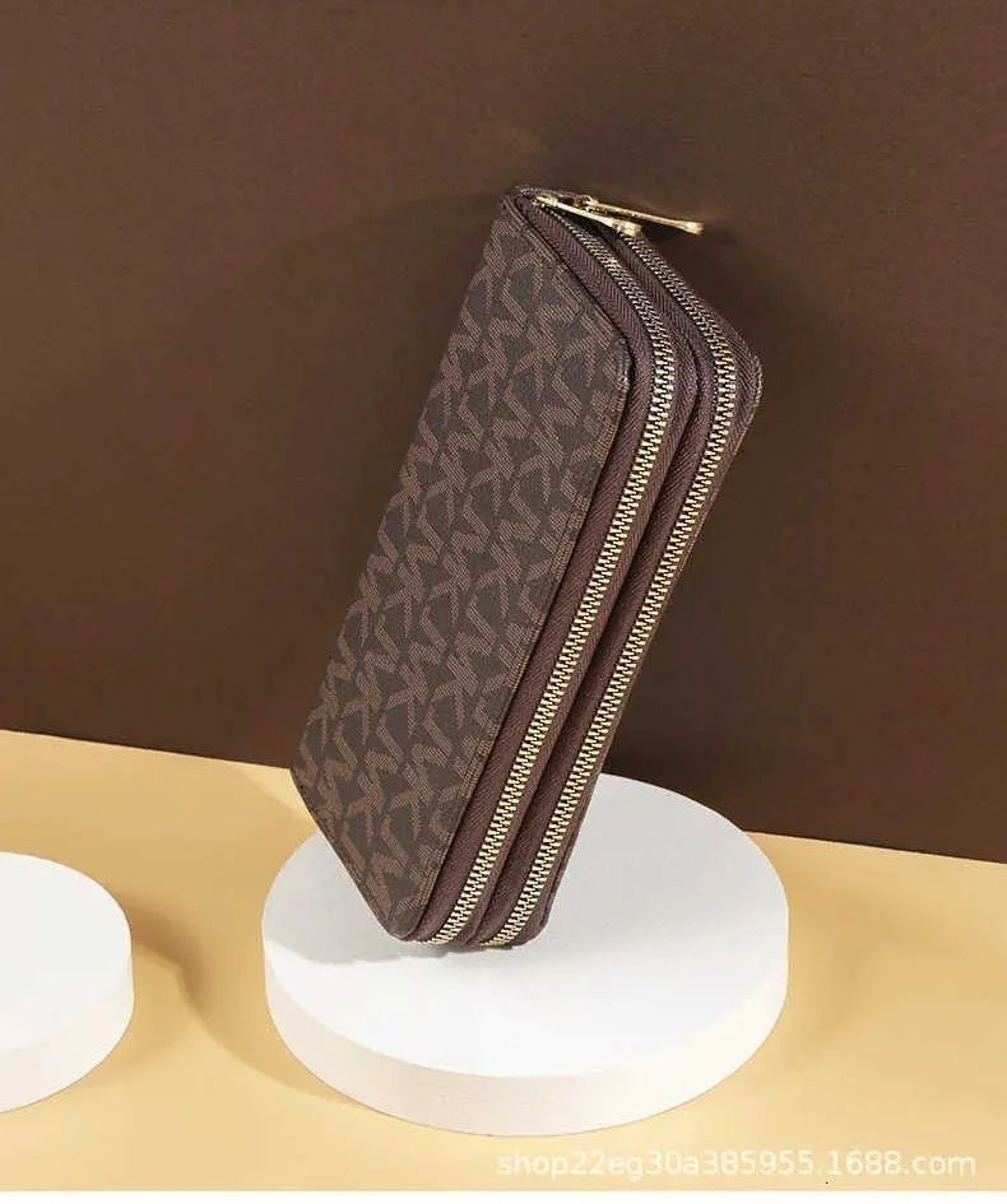 Womens Long Double Zipper Wristlet Wallet With Phone Pocket And Card Holder 5
