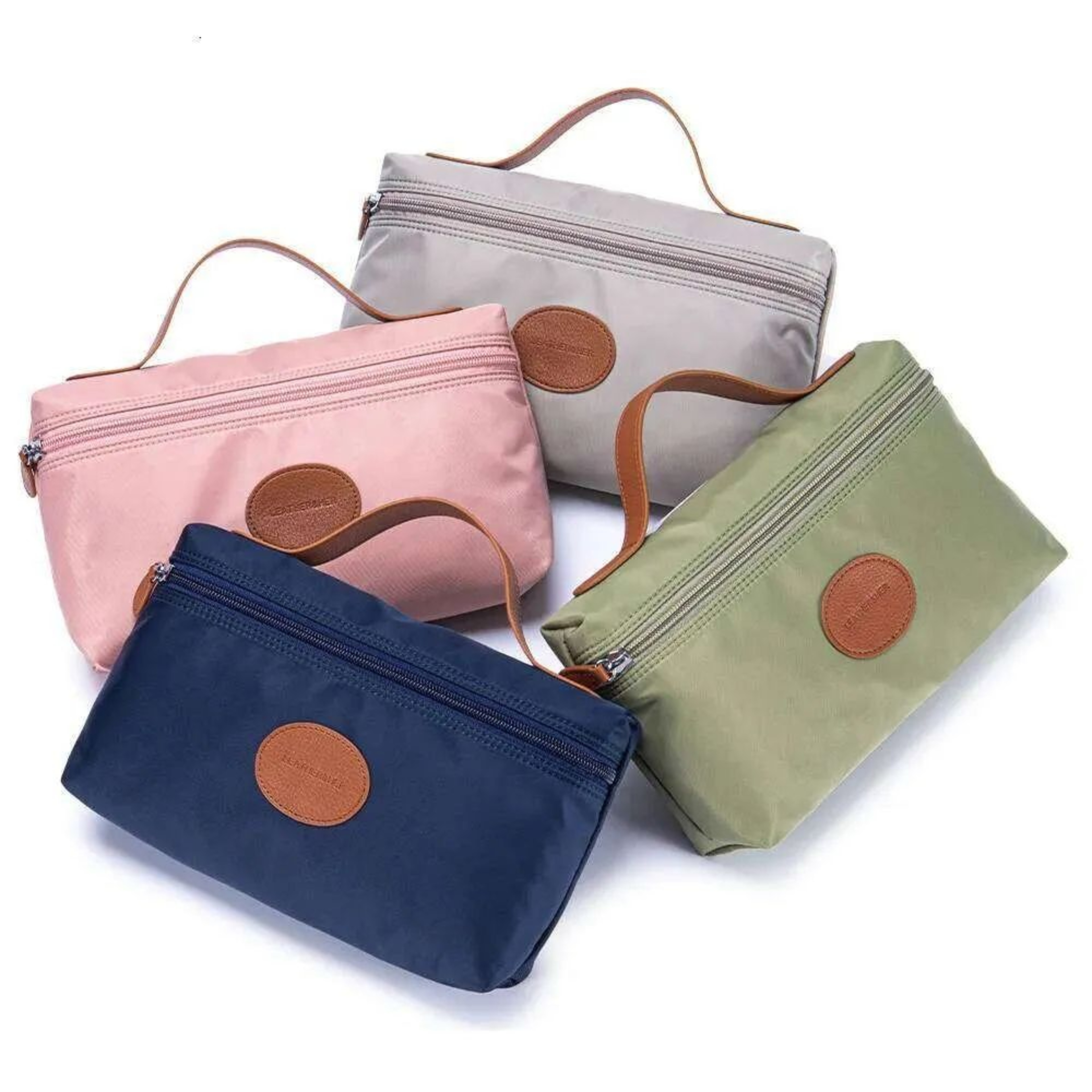 Small Nylon Makeup Bag For Women Portable Zipper Cosmetic Pouch For Travel 0