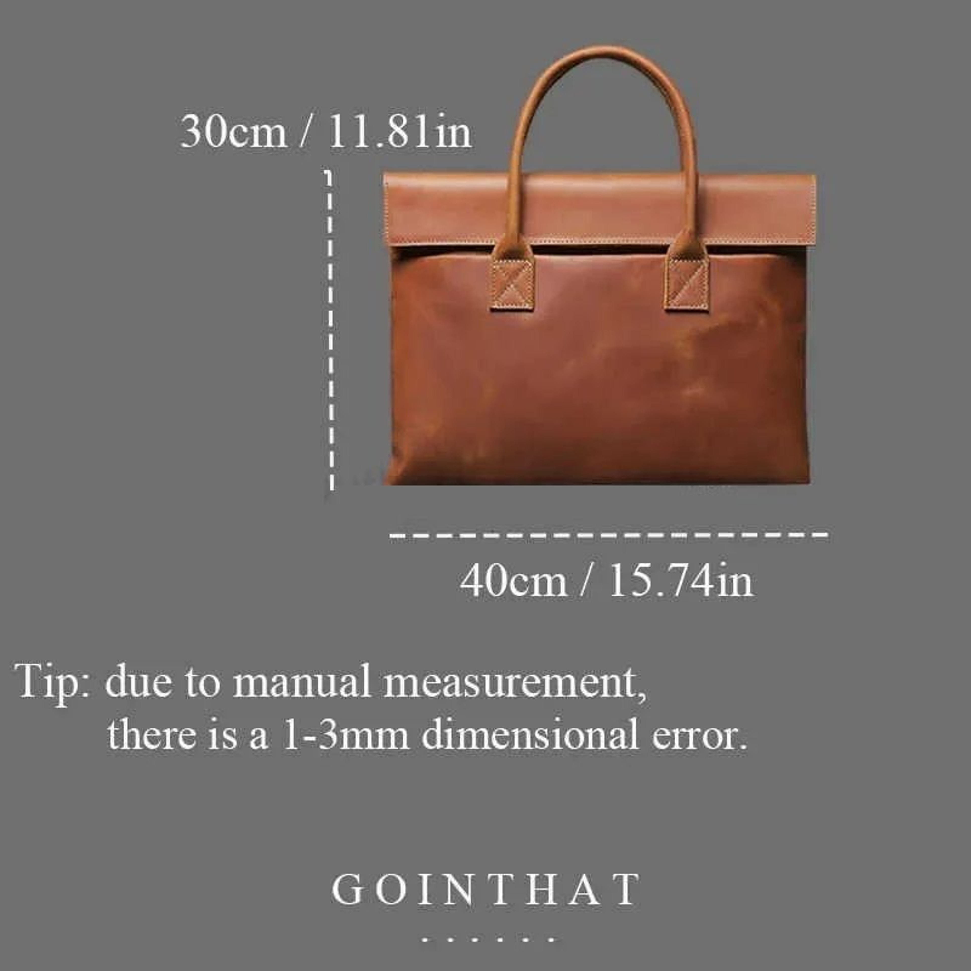 Mens Genuine Leather Briefcase Vintage Business Laptop Messenger Shoulder Bag 4