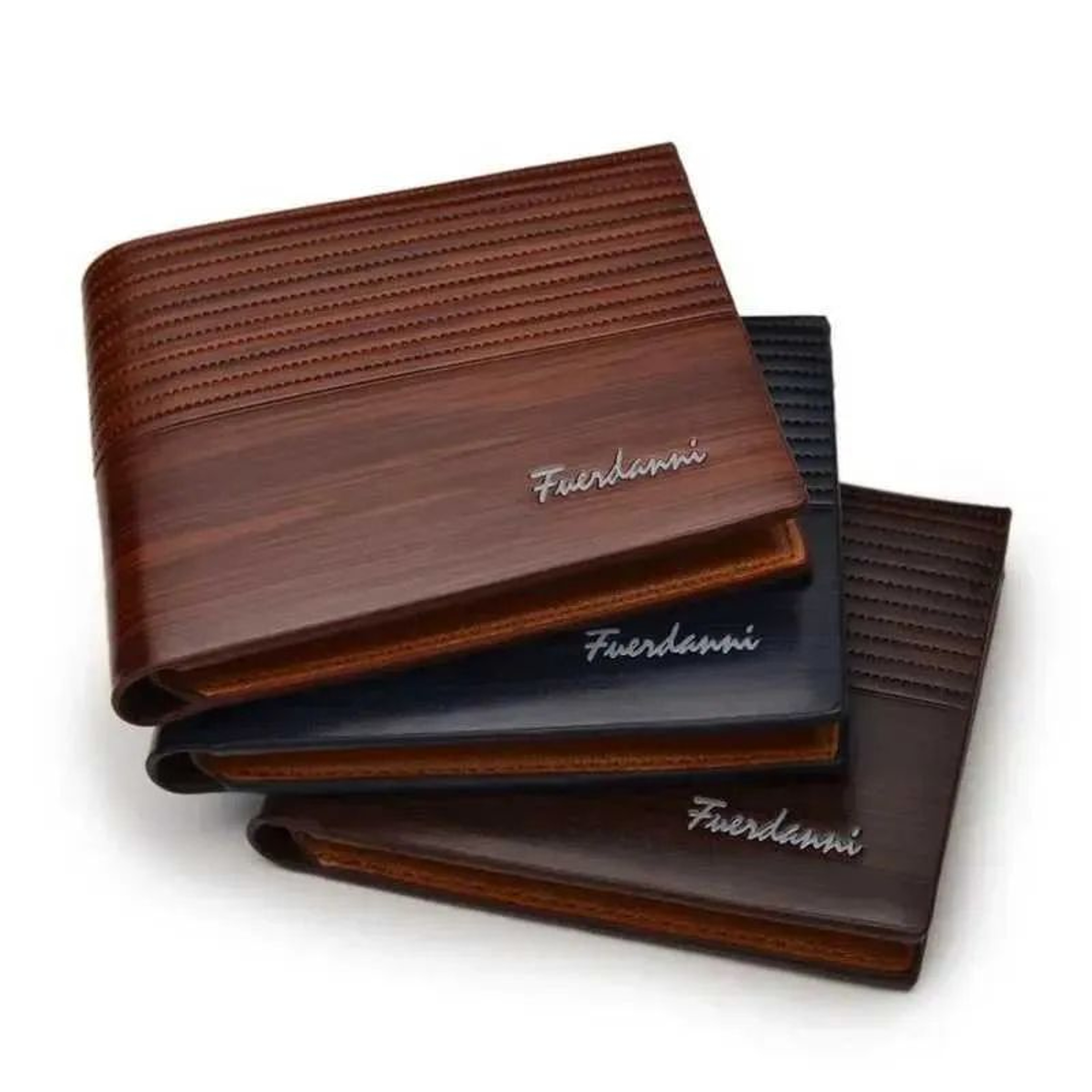 Mens Vintage Genuine Leather Wallet With Slim Bifold Design And Card Slots 0