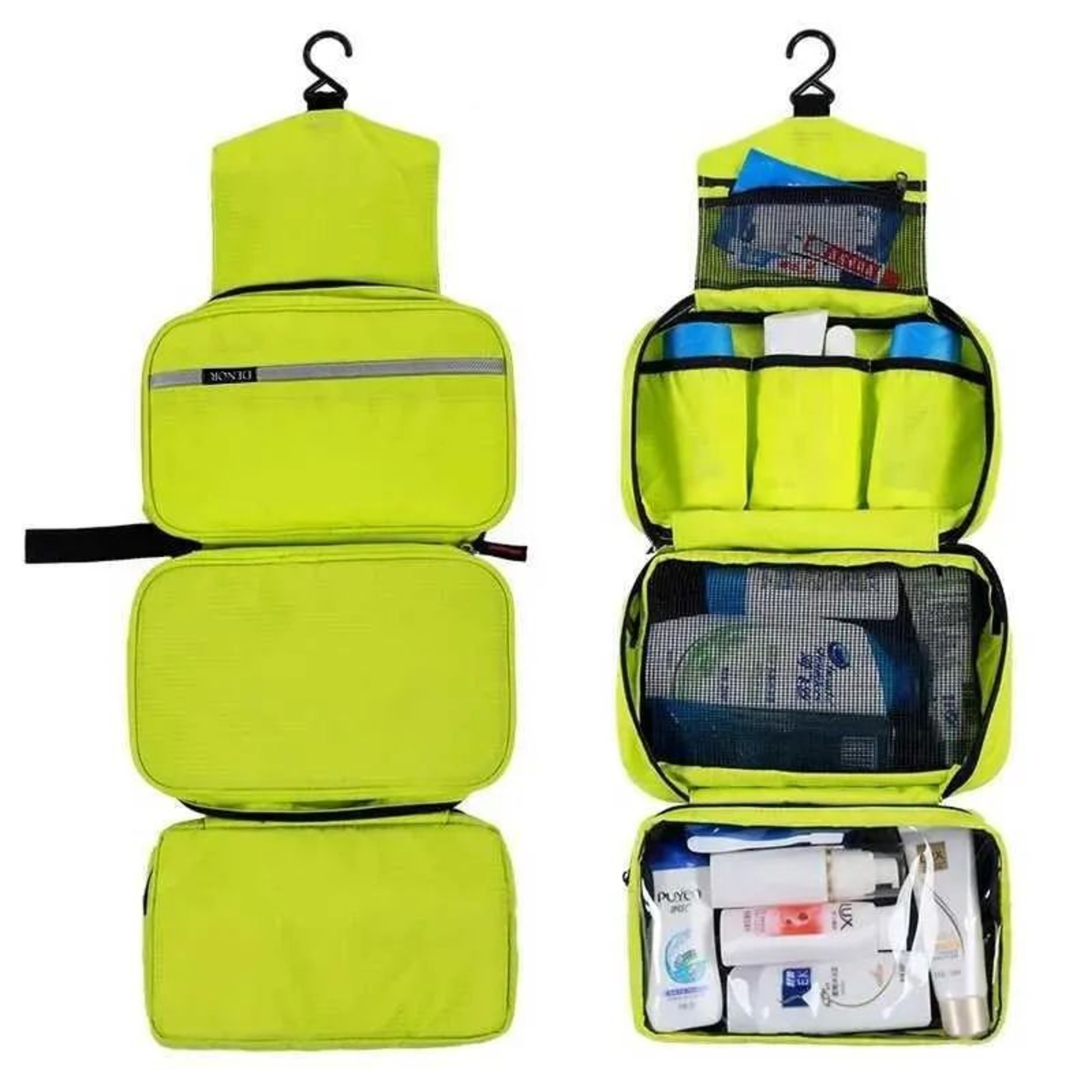 Hanging Travel Toiletry Bag Waterproof Foldable Makeup And Bathroom Organizer 0