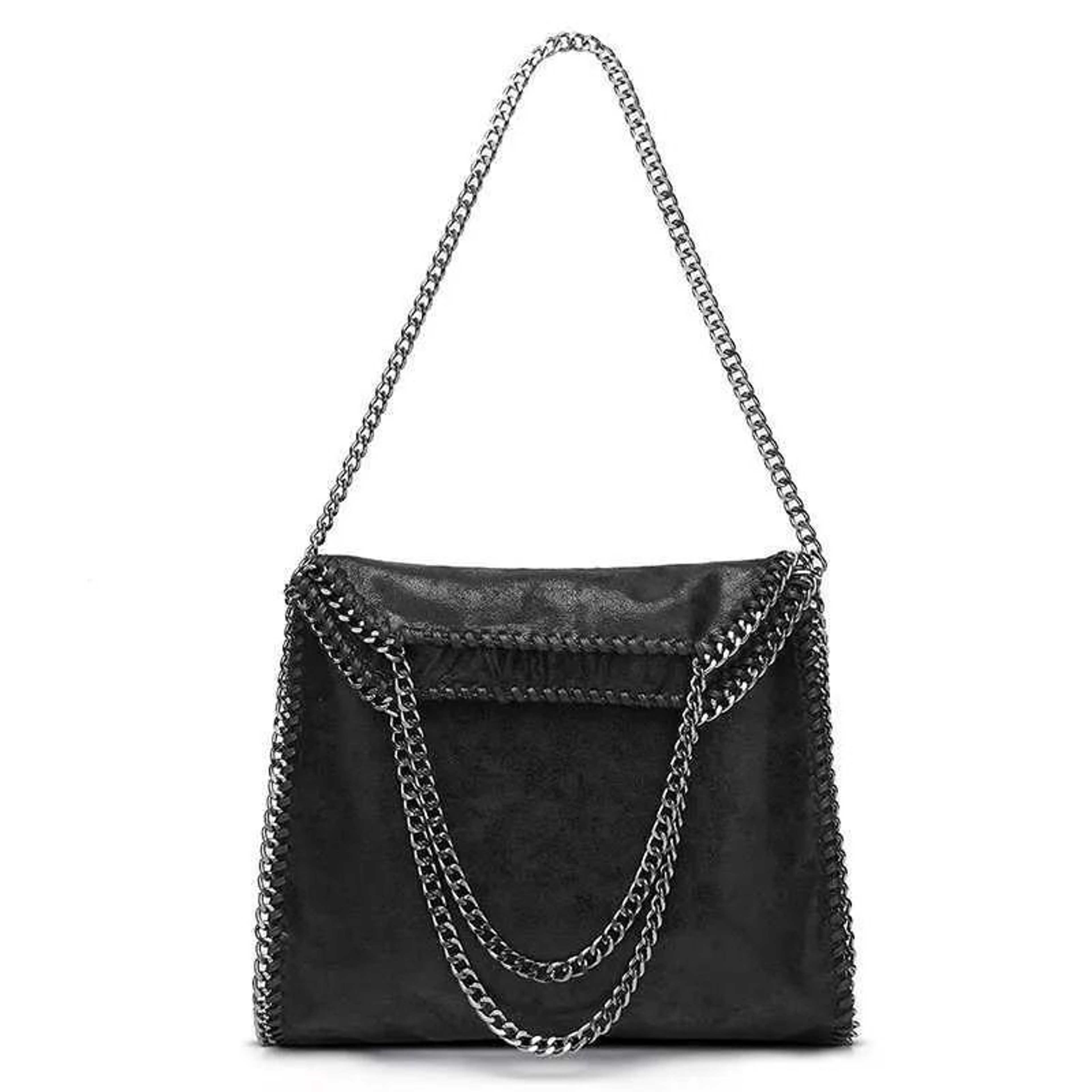 Womens Large Shoulder Handbag With Crossbody Strap And Zipper Closure 2