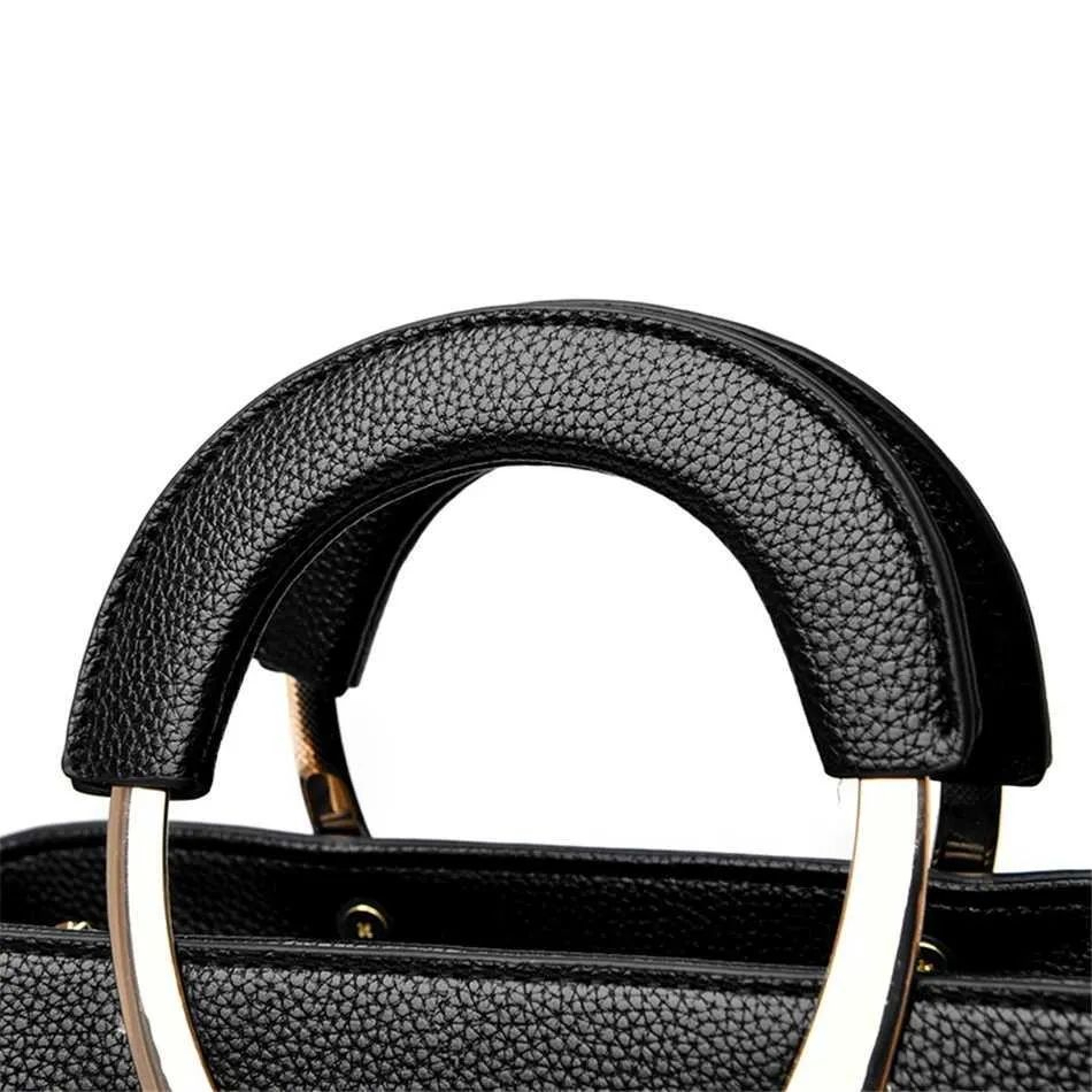 PU Leather Shoulder Bag With Zipper Closure And Casual Style 3