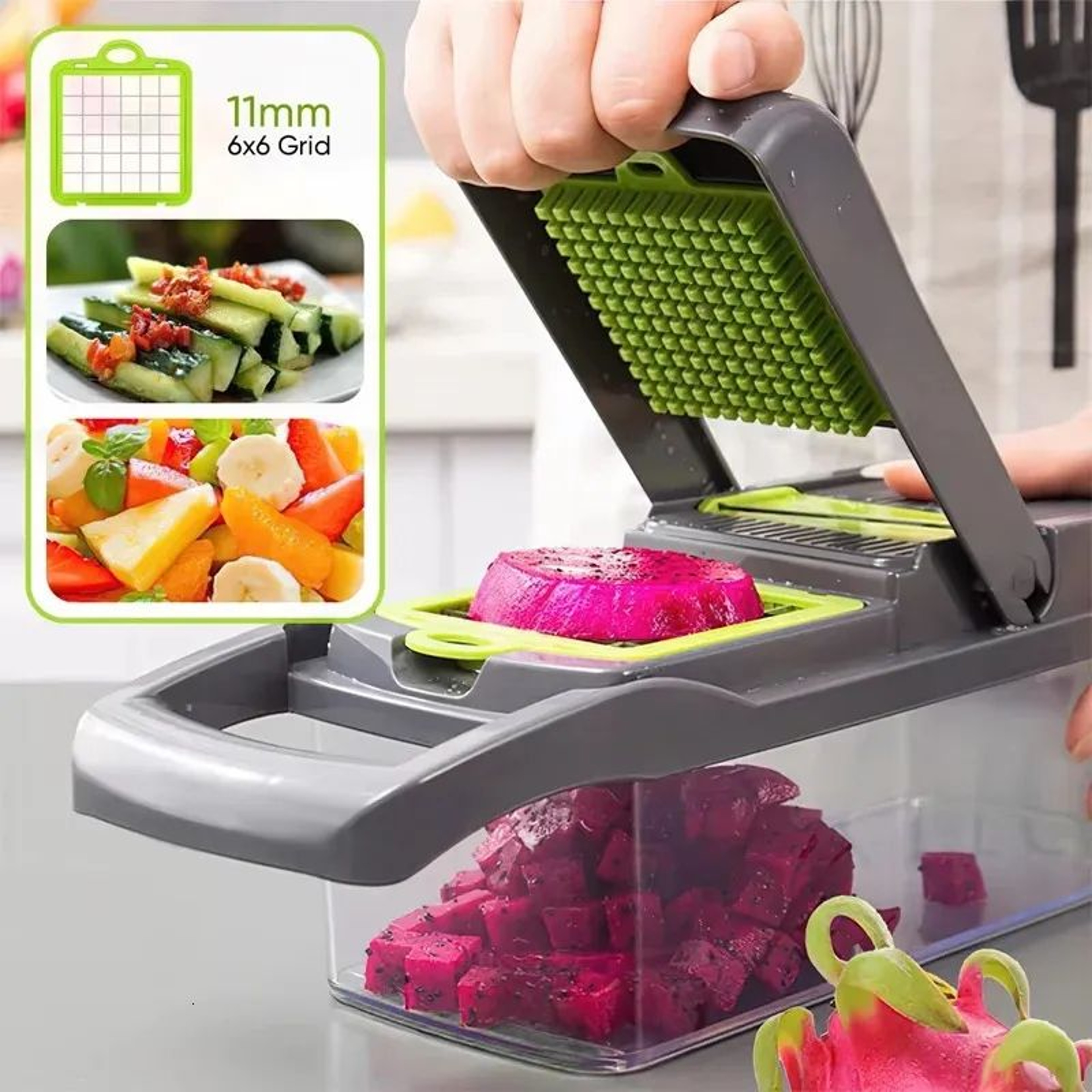 Vegetable Chopper Set With Onion Dicer Slicer Grater And Shredder 2