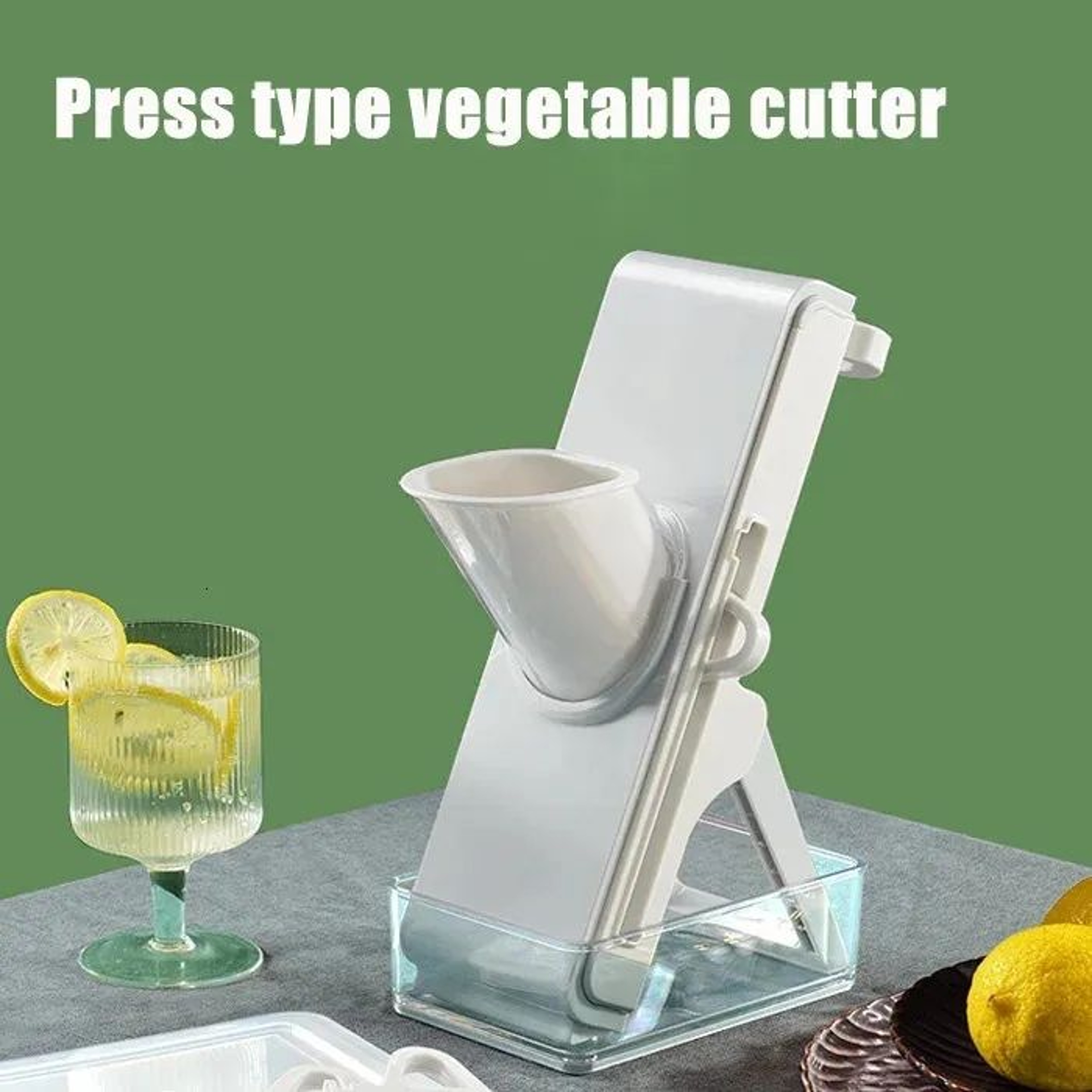 Multifunctional Vegetable Slicer And Chopper With Stainless Steel Blades 2