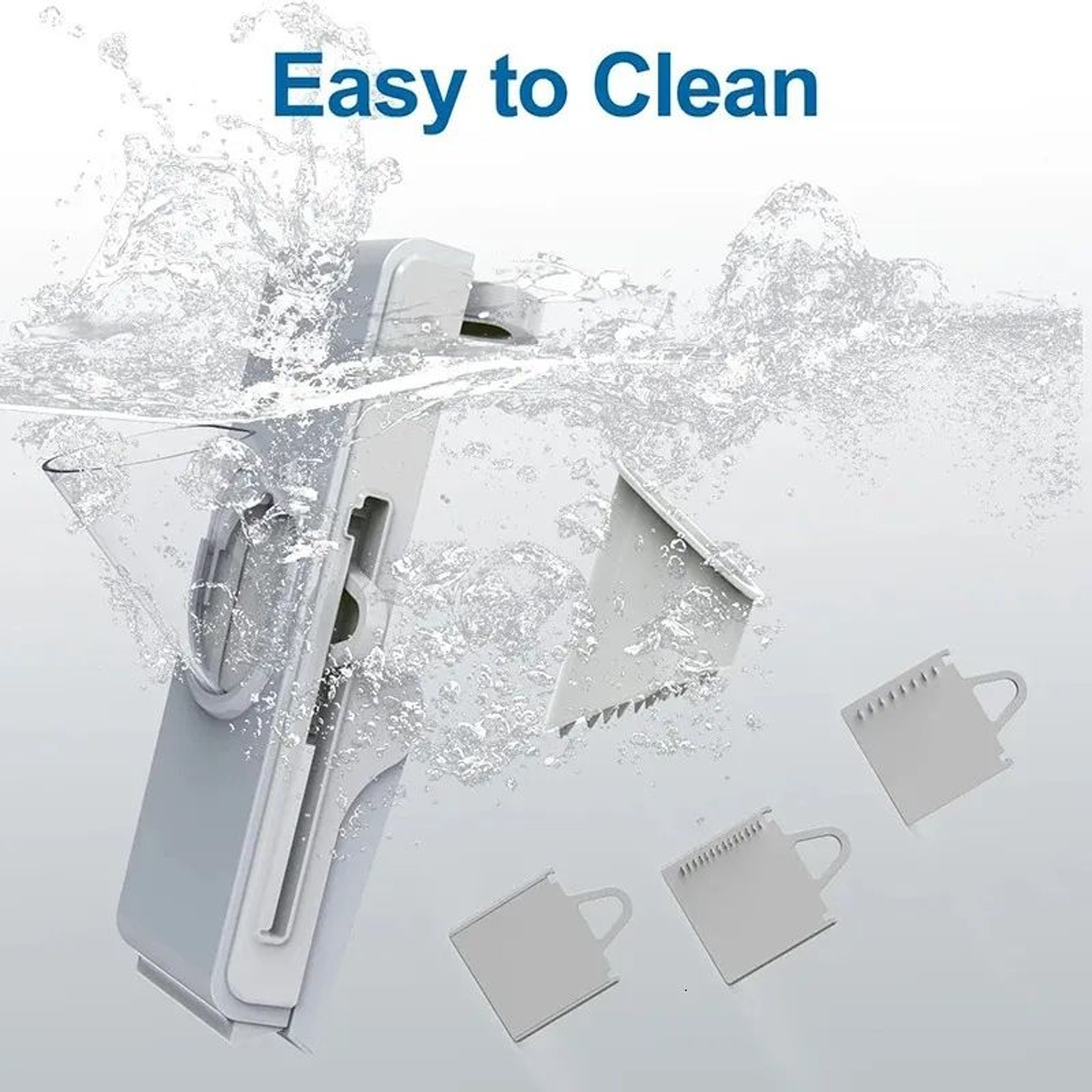 Multifunction Vegetable Slicer With Stainless Steel Blades And Non Slip Base 3