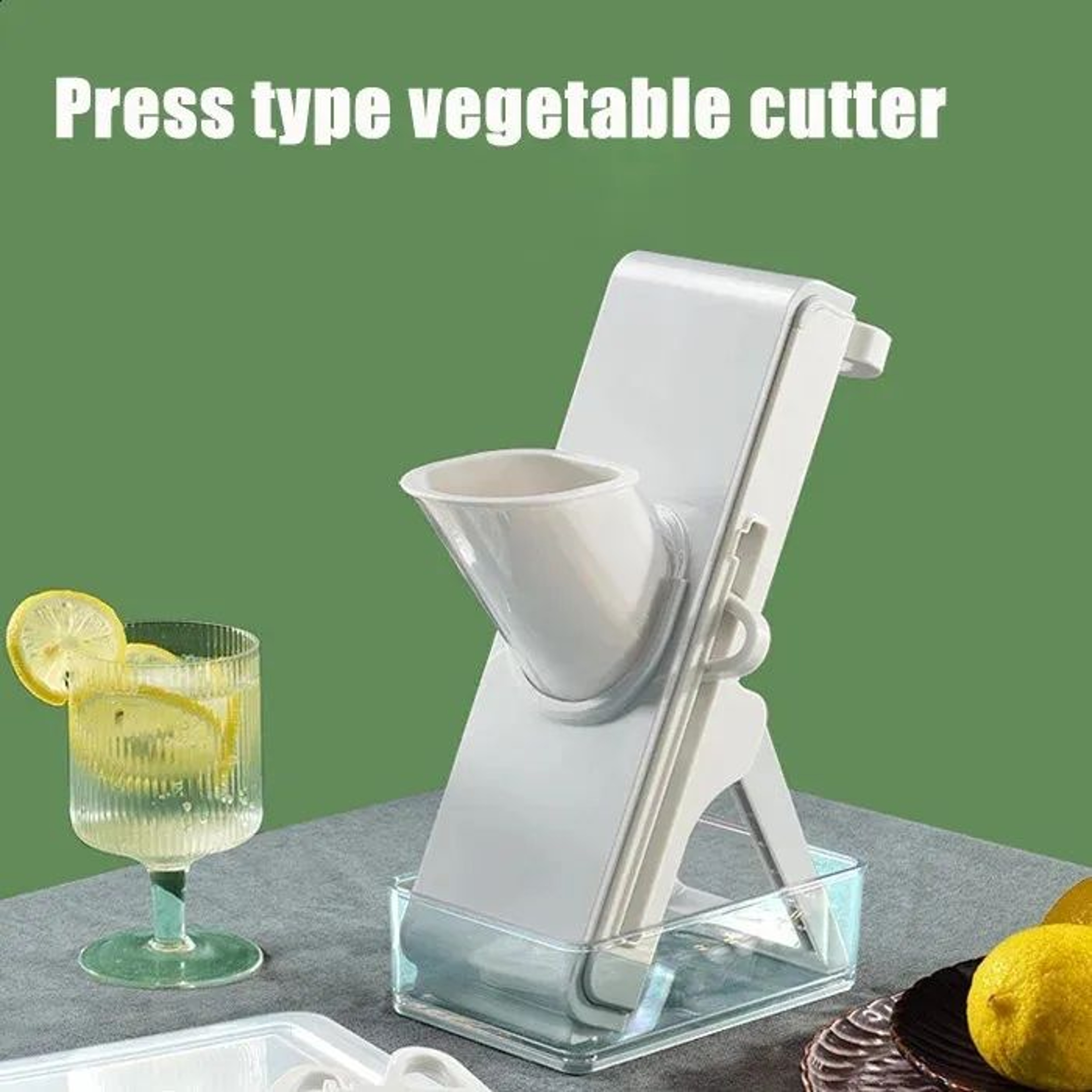 Vegetable Slicer And Chopper With Stainless Steel Blades 4