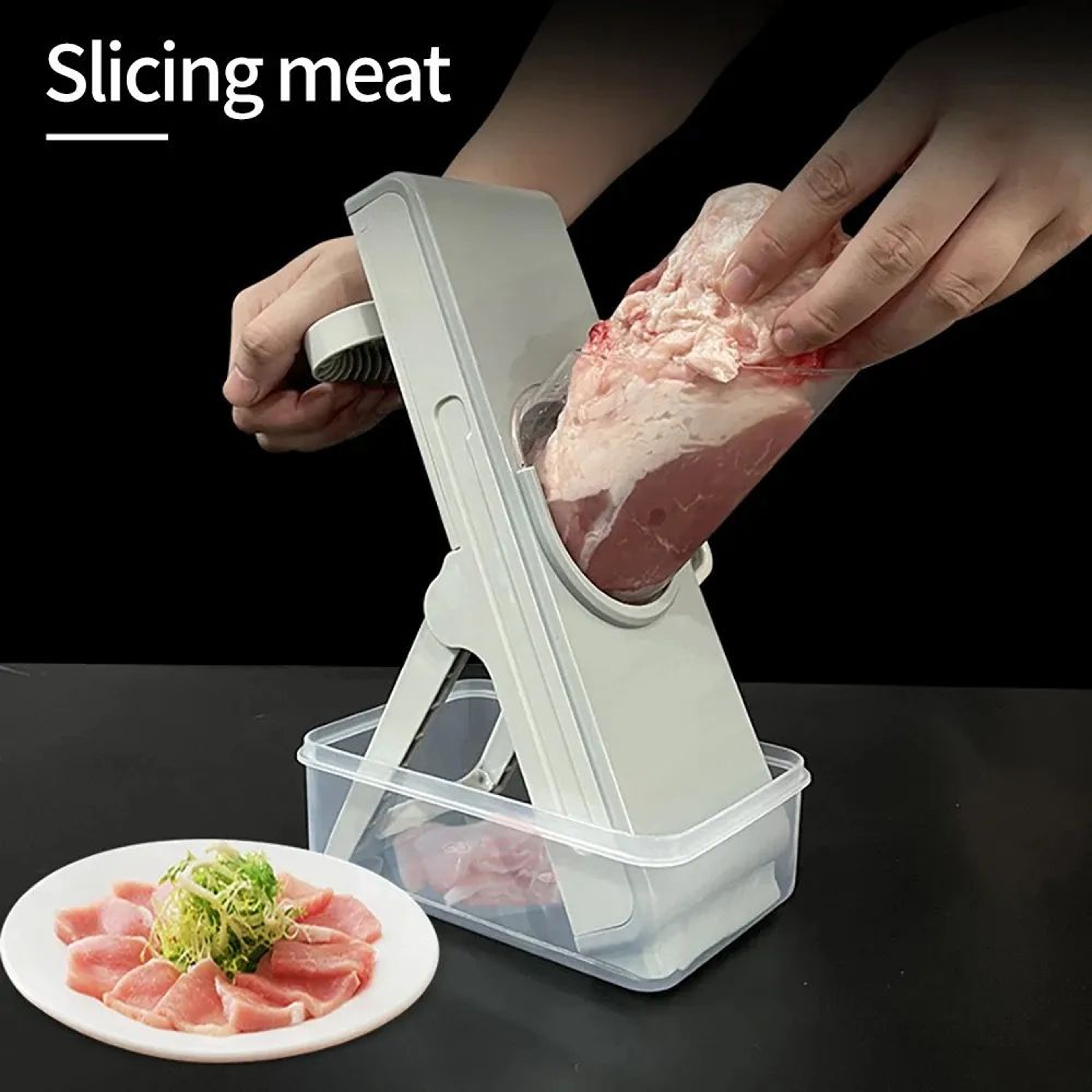 Vegetable Slicer And Chopper With Stainless Steel Blades 5