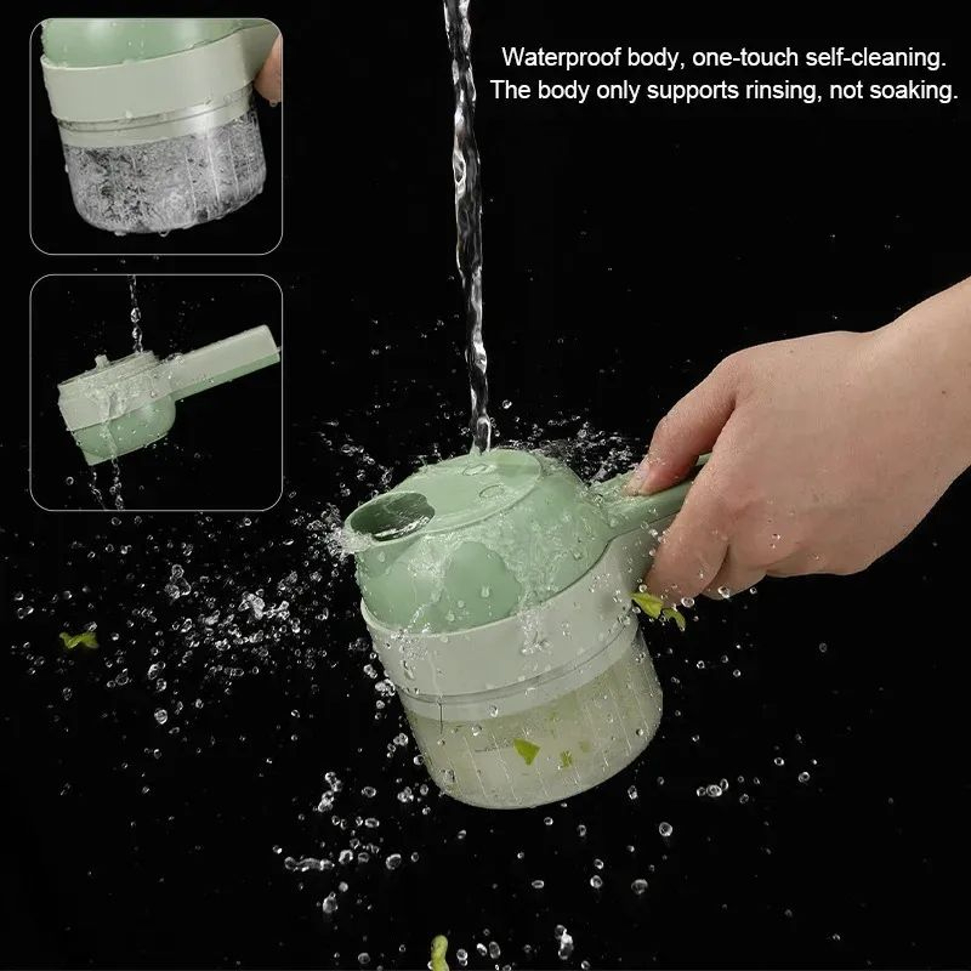 Electric Vegetable Cutter Wireless Handheld Food Chopper And Slicer 6