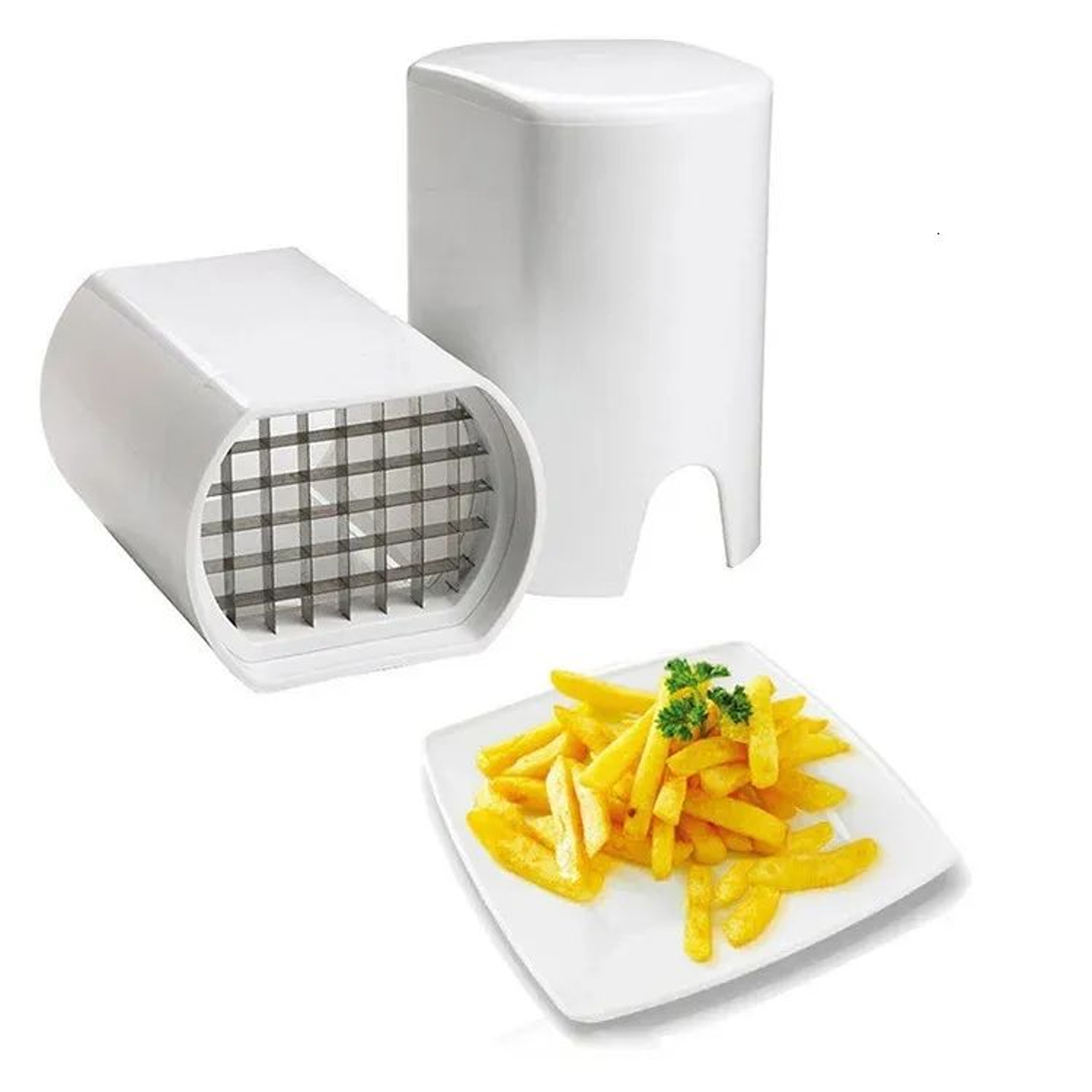 Potato French Fry Cutter With Stainless Steel Blade And Vegetable Slicer 0